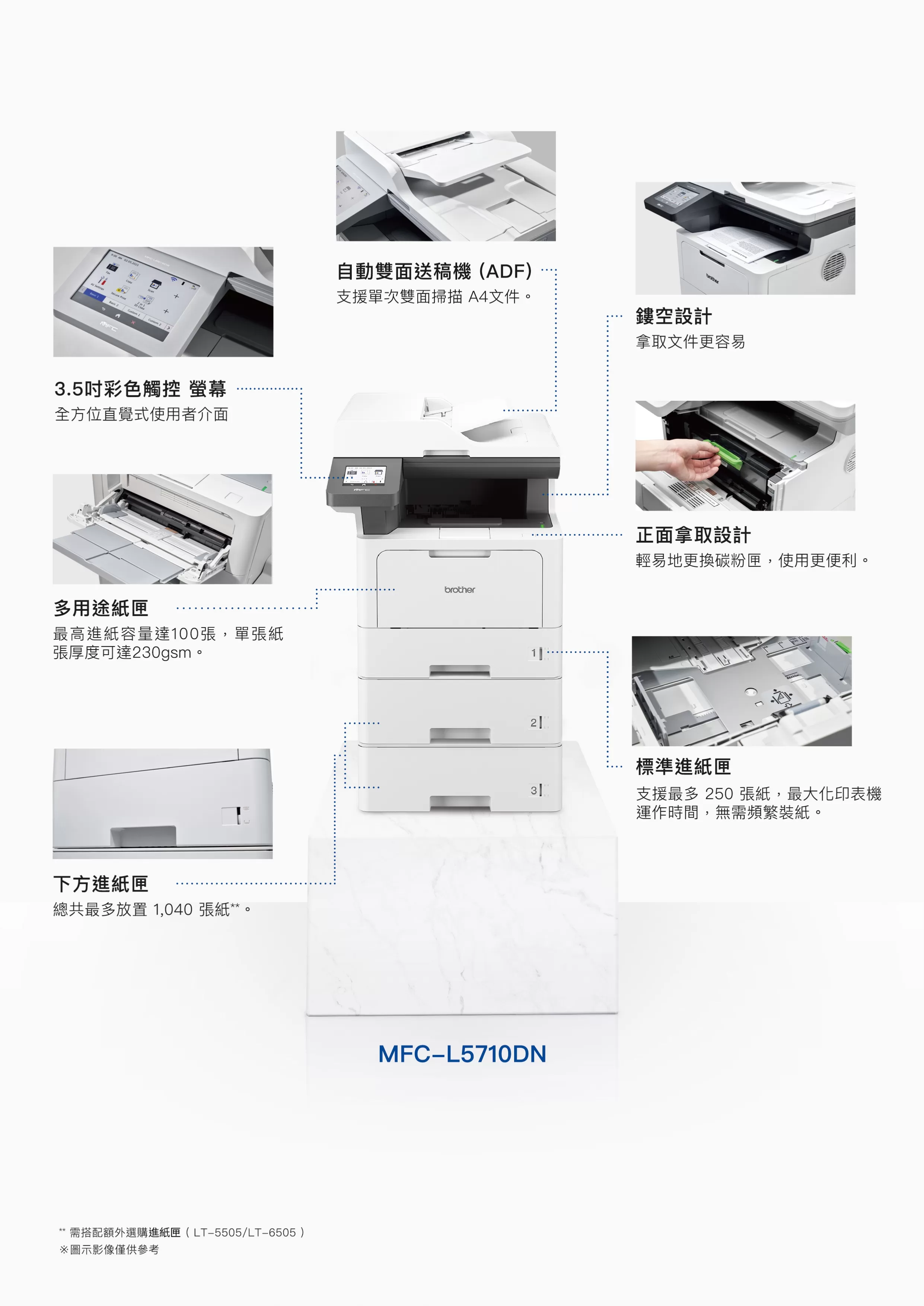 Brother 兄弟 MFC-L5710DN 商用黑白高速雷射複合機,實際價格以報價為主,MFC-L5710DN,Brother兄弟MFC-L5710DN商用黑白高速雷射複合機,A4,大量採購歡迎洽詢