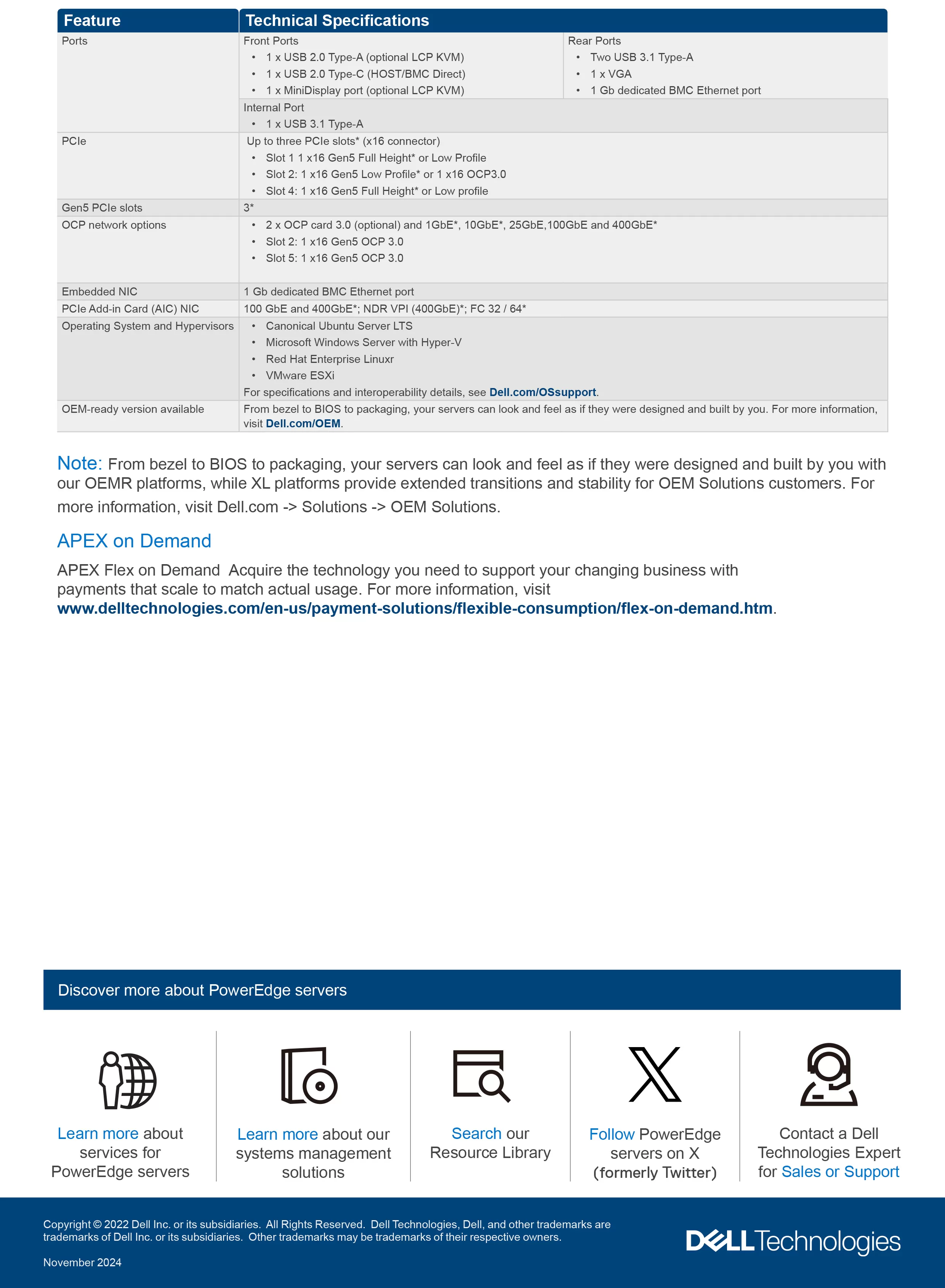 DELL 戴爾 PowerEdge R6715 機架式伺服器