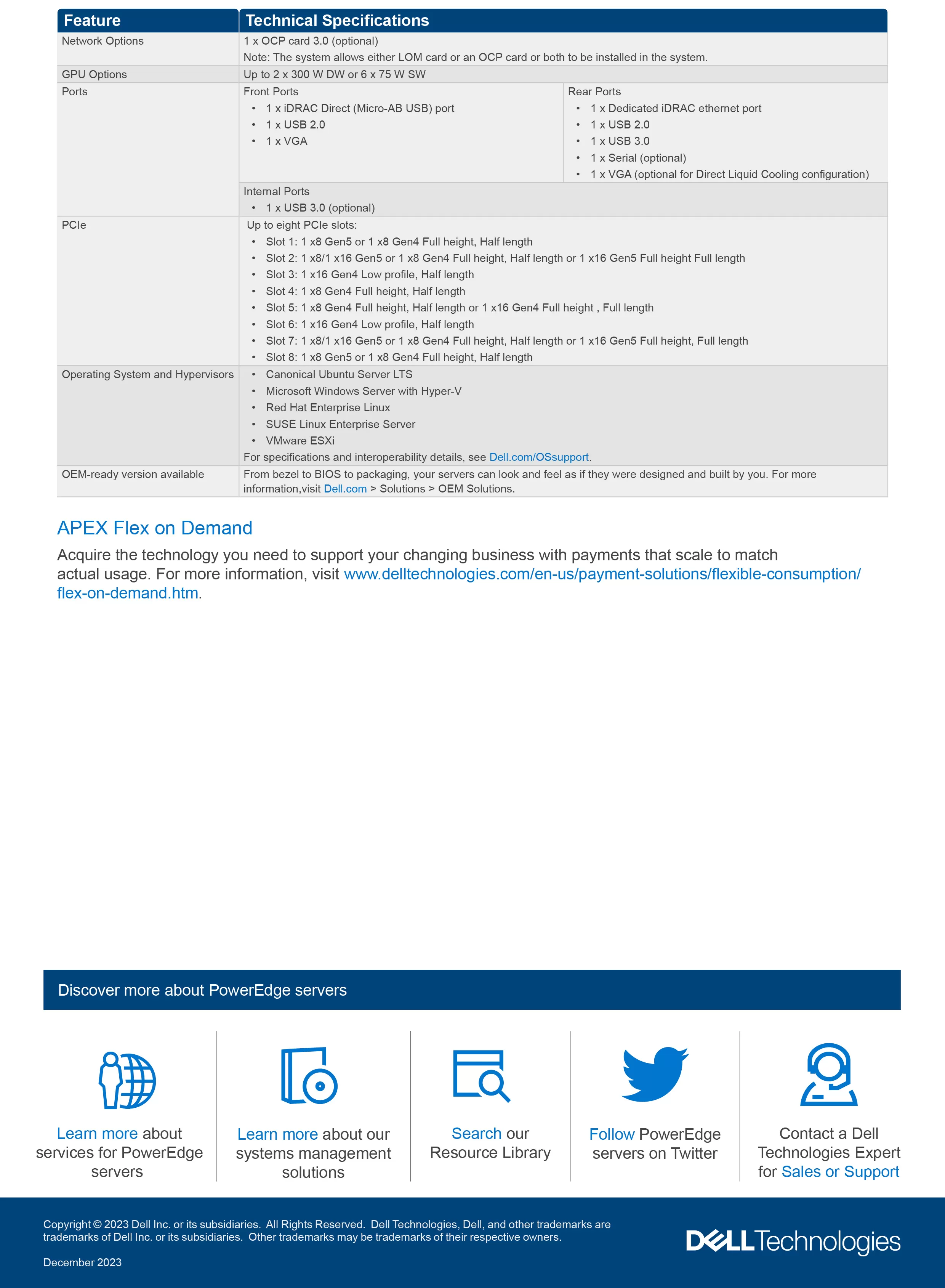 DELL 戴爾 PowerEdge R7625 機架式伺服器