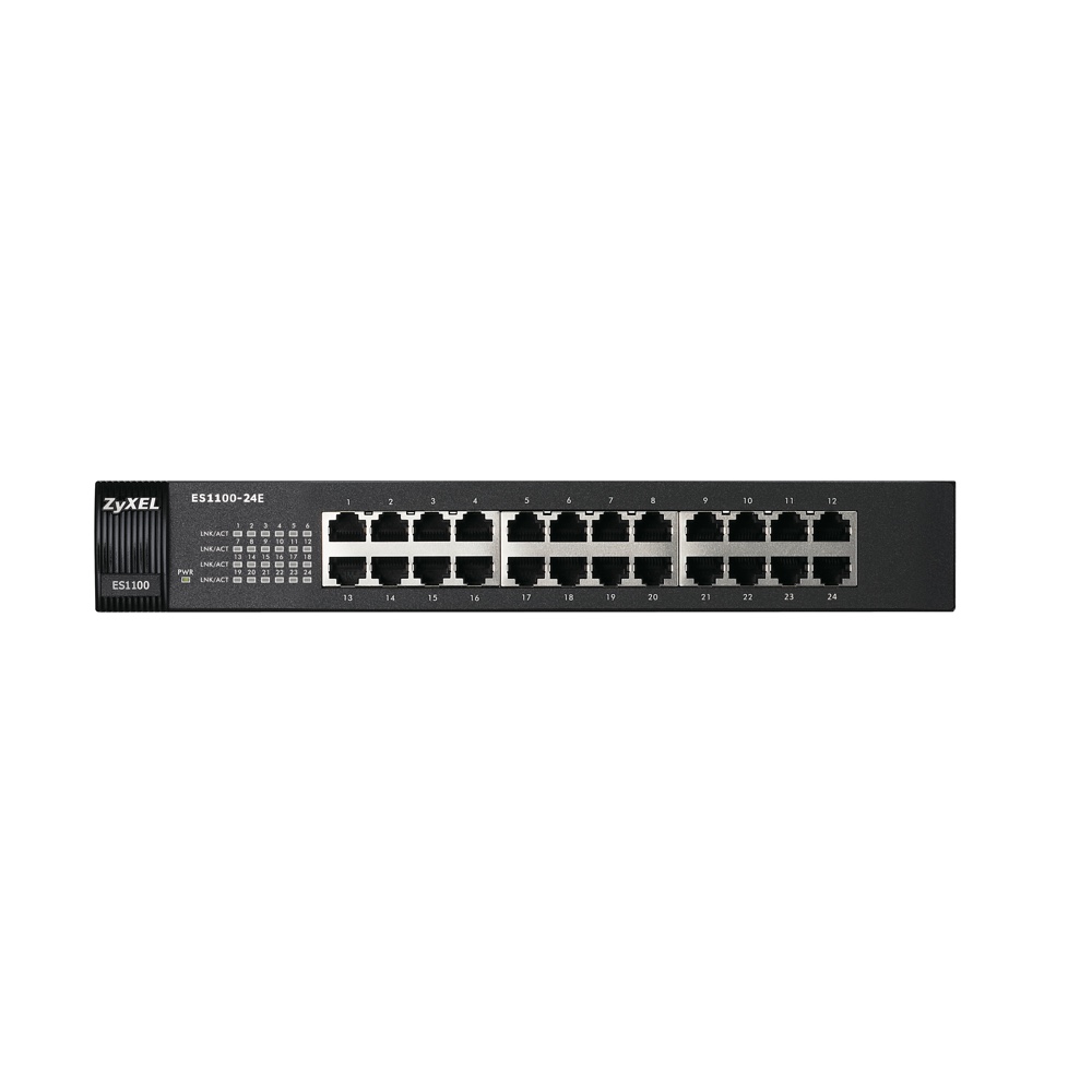 Zyxel 兆勤 ES1100-24E 24埠無網管乙太網路交換器,實際價格以報價為主,ES1100-24E,Zyxel兆勤ES1100-24E24埠無網管乙太網路交換器,原廠保固,大量採購歡迎洽詢