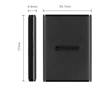 Transcend 創見 ESD270C 行動固態硬碟 1TB 經典黑