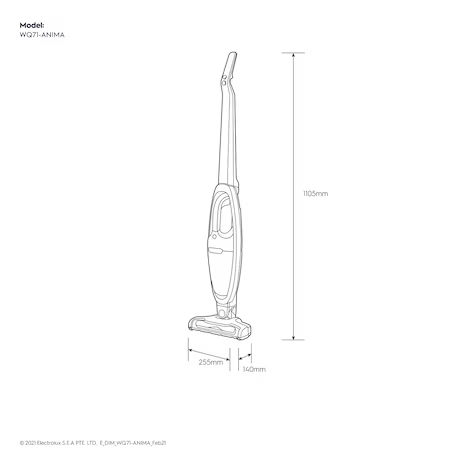 Electrolux 伊萊克斯 WQ71-ANIMA Well Q7 無線吸塵器 (勃艮第酒紅)