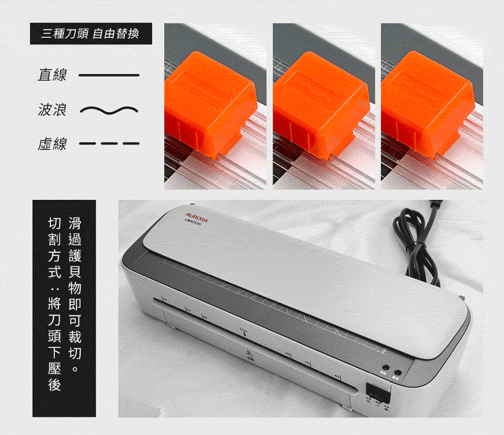 AURORA震旦 A4六合一多功能護貝機 ( LM4233H )