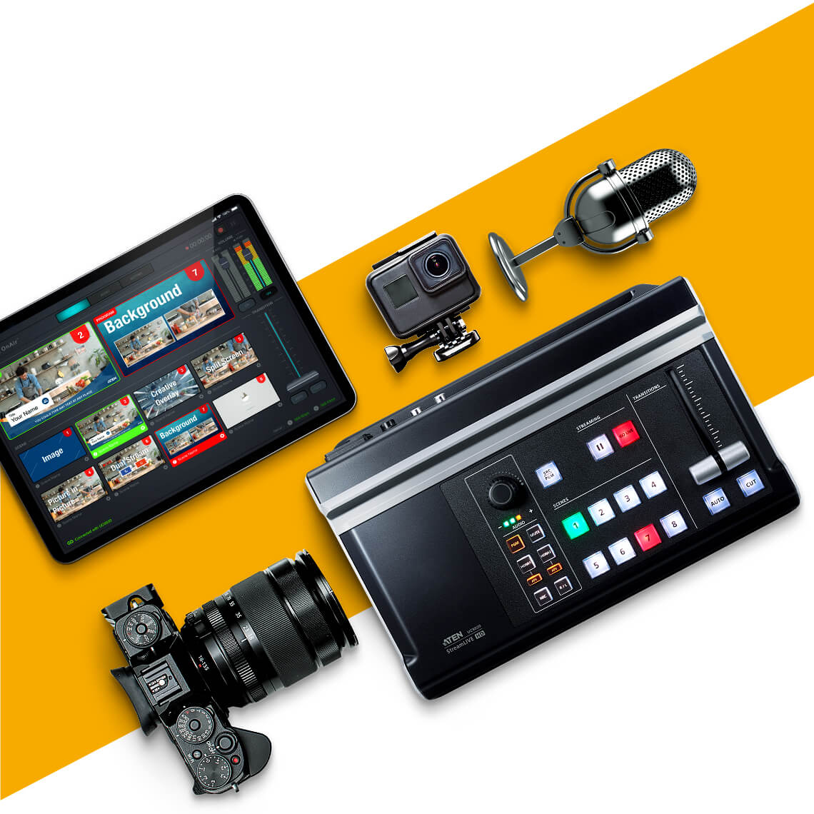 ATEN StreamLIVE™ HD 多功能直播機 ( UC9020 ),U52470038,ATENStreamLIVE™HD多功能直播機(UC9020),原廠保固,大量採購歡迎洽詢,品質保證