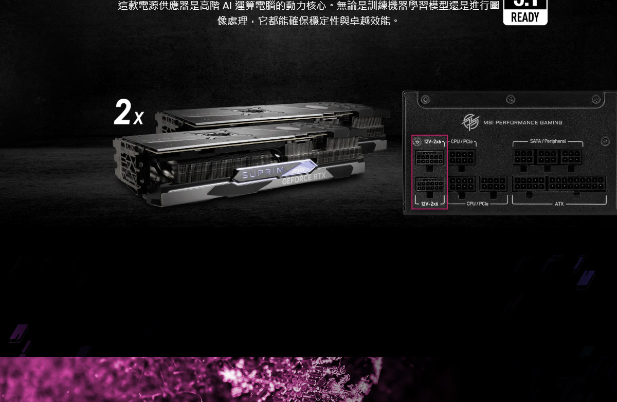 微星 MSI MPG A1250GS PCIE5 II  電源供應器,U52890035,微星MSIMPGA1250GSPCIE5II電源供應器,原廠保固,大量採購歡迎洽詢,品質保證
