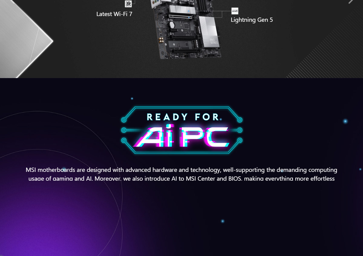 MSI 微星 PRO X870E-P WIFI 主機板,U52890031,MSI微星PROX870E-PWIFI主機板,原廠保固,大量採購歡迎洽詢,品質保證