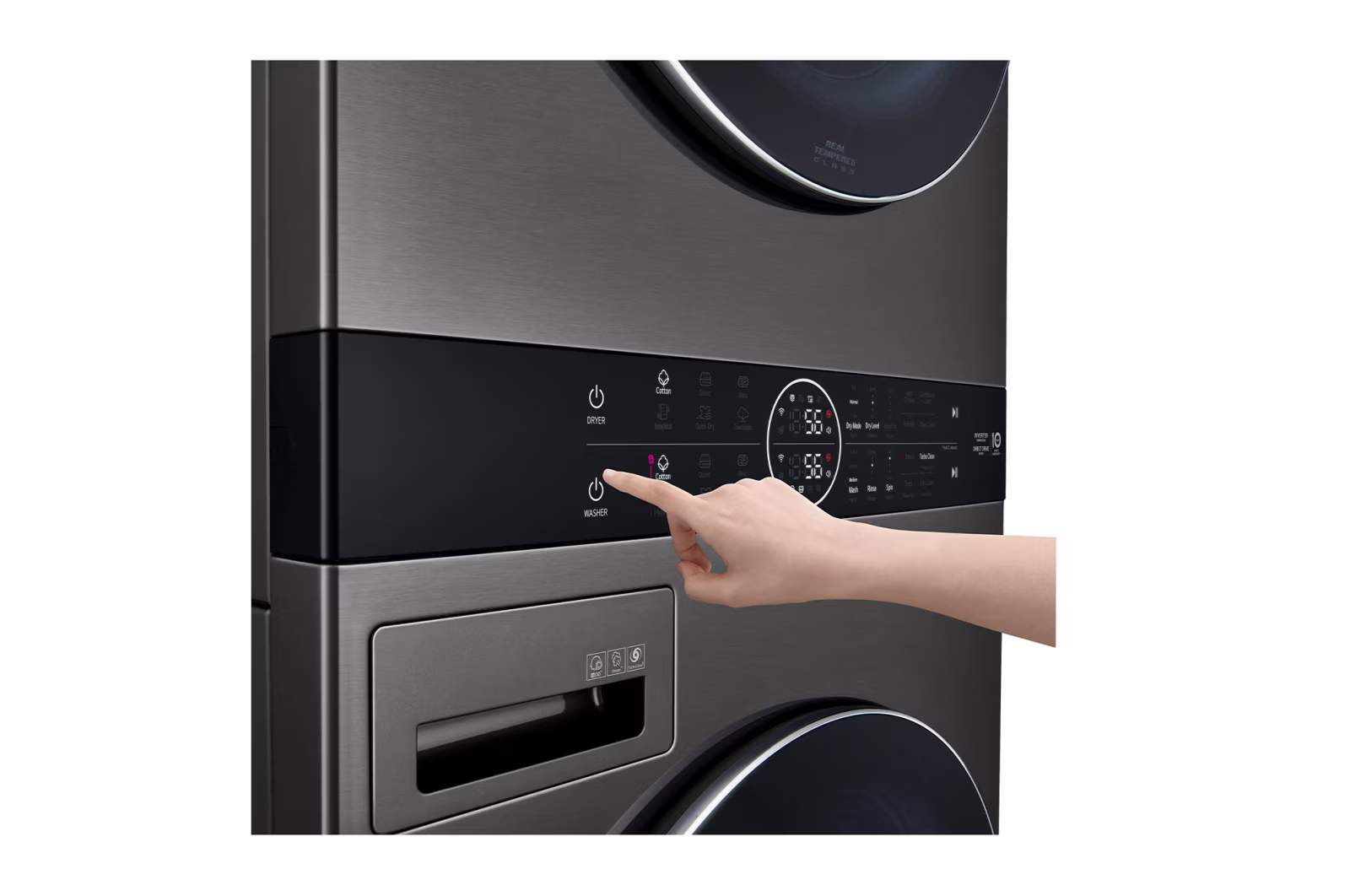 LG 樂金 WashTower™ AI智控洗乾衣機 (尊爵黑)｜洗衣19公斤+乾衣16公斤,實際價格以報價為主,WD-S1916B,LG樂金WashTower™AI智控洗乾衣機(尊爵黑)｜洗衣19公斤+乾衣16公斤,原廠保固,大量採購歡迎洽詢