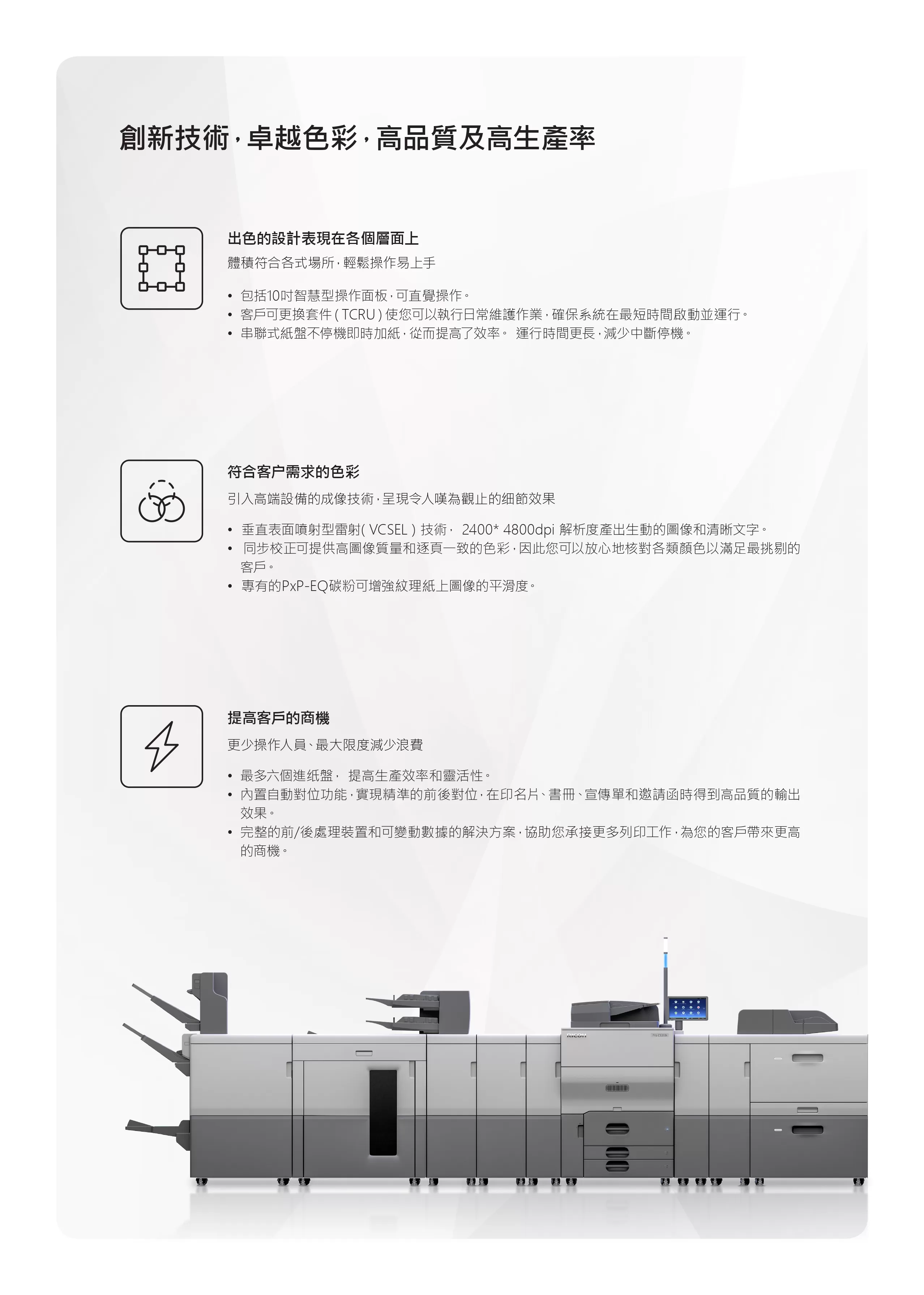 RICOH 理光 PRO C5310S 彩色生產型印表機