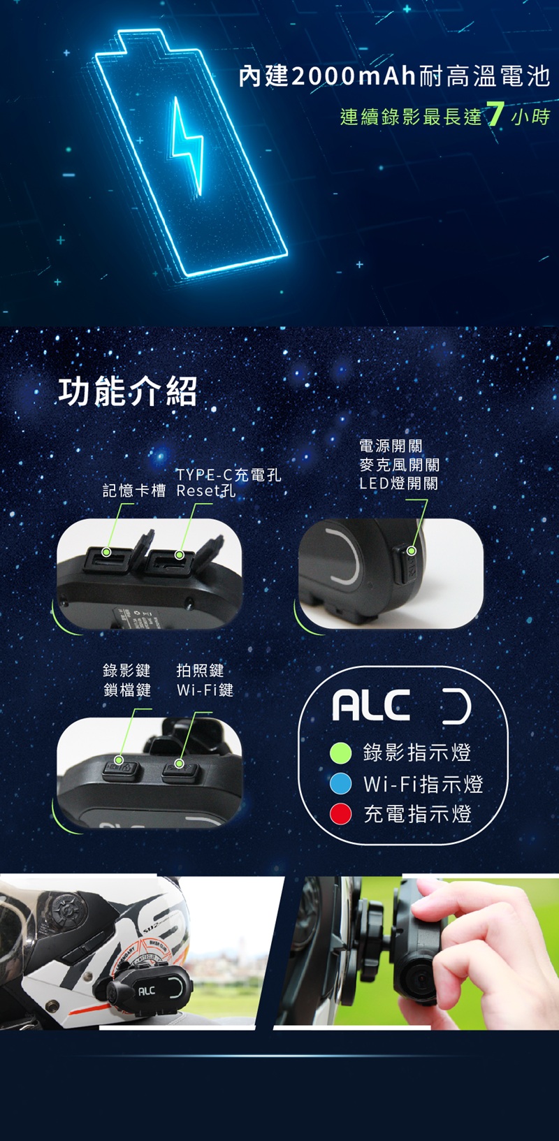 ALC 側掛式機車行車記錄器 ( B1 ),實際價格以報價為主,U52240001,ALC側掛式機車行車記錄器(B1),原廠保固,大量採購歡迎洽詢