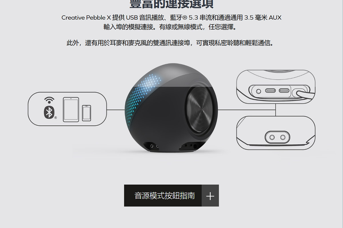CREATIVE Pebble X USB桌上型喇叭 ( 51MF1715AA000 ),實際價格以報價為主,U52370001,CREATIVEPebbleXUSB桌上型喇叭(51MF1715AA000),原廠保固,大量採購歡迎洽詢