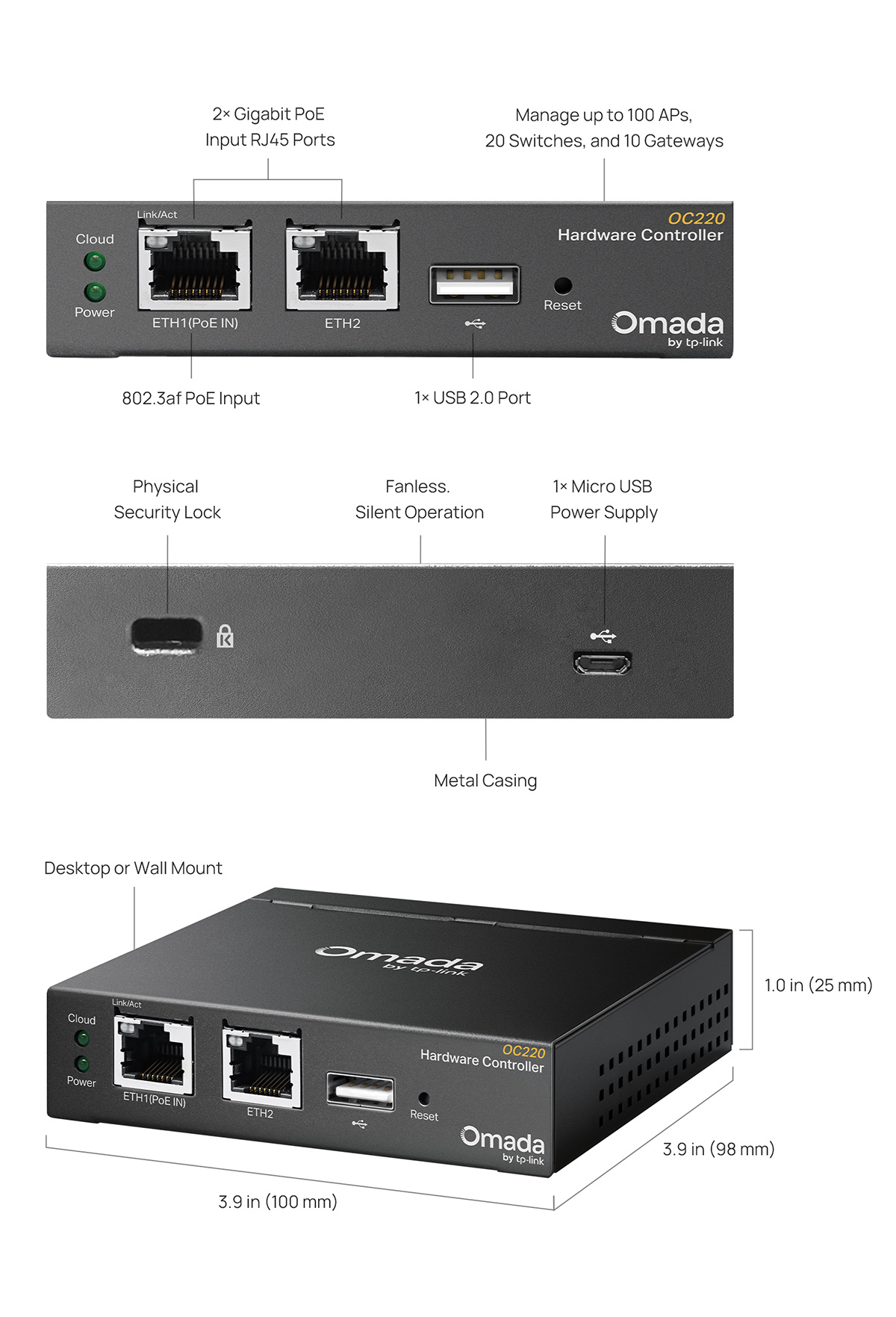 TP-LINK Omada 硬體控制器 ( OC220(UN) Ver:1.0 ),實際價格以報價為主,U52850072,TP-LINKOmada硬體控制器(OC220(UN)Ver:1.0),原廠保固,大量採購歡迎洽詢