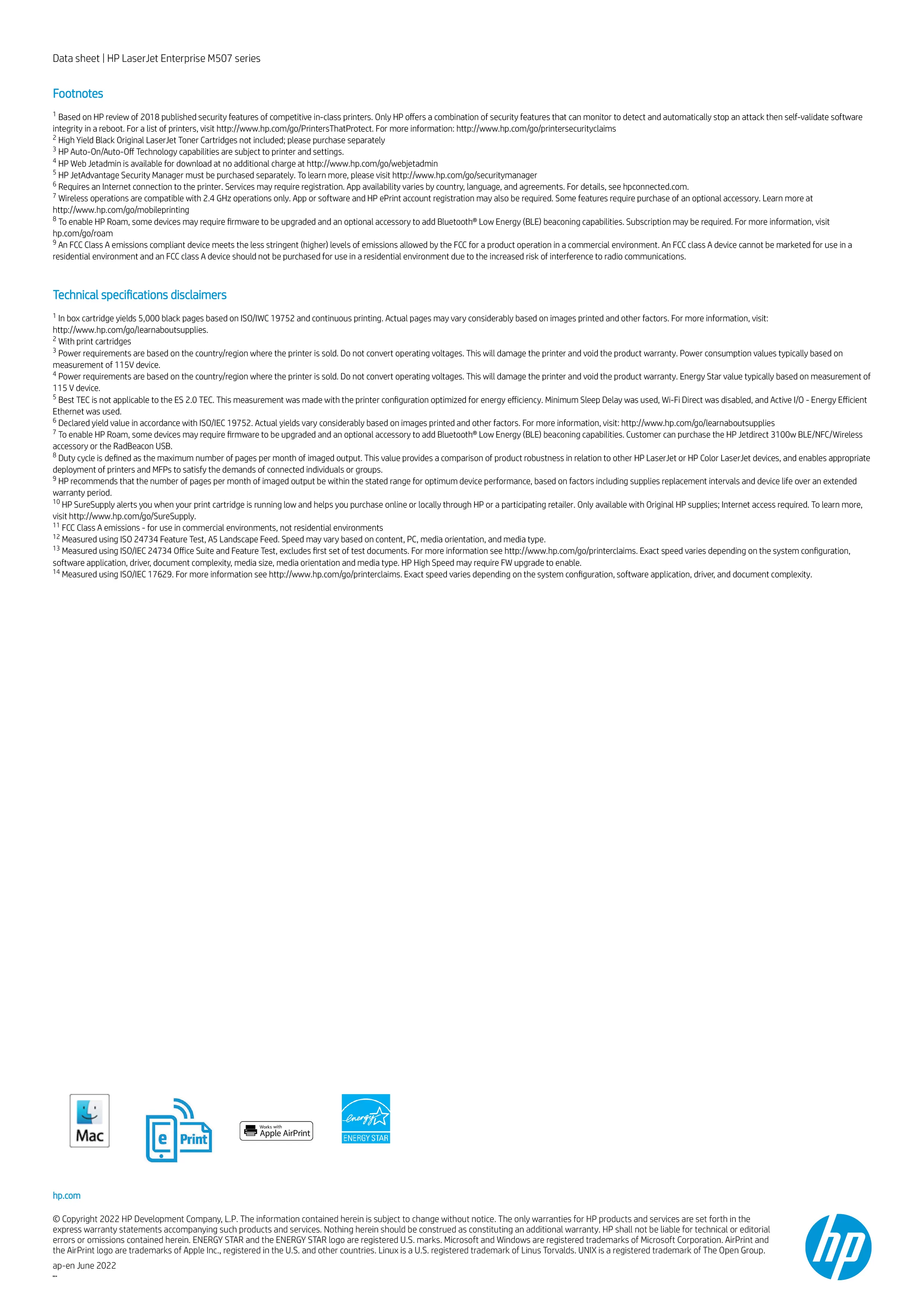HP 惠普 LaserJet Enterprise M507dn 黑白雷射印表機 (1PV87A)