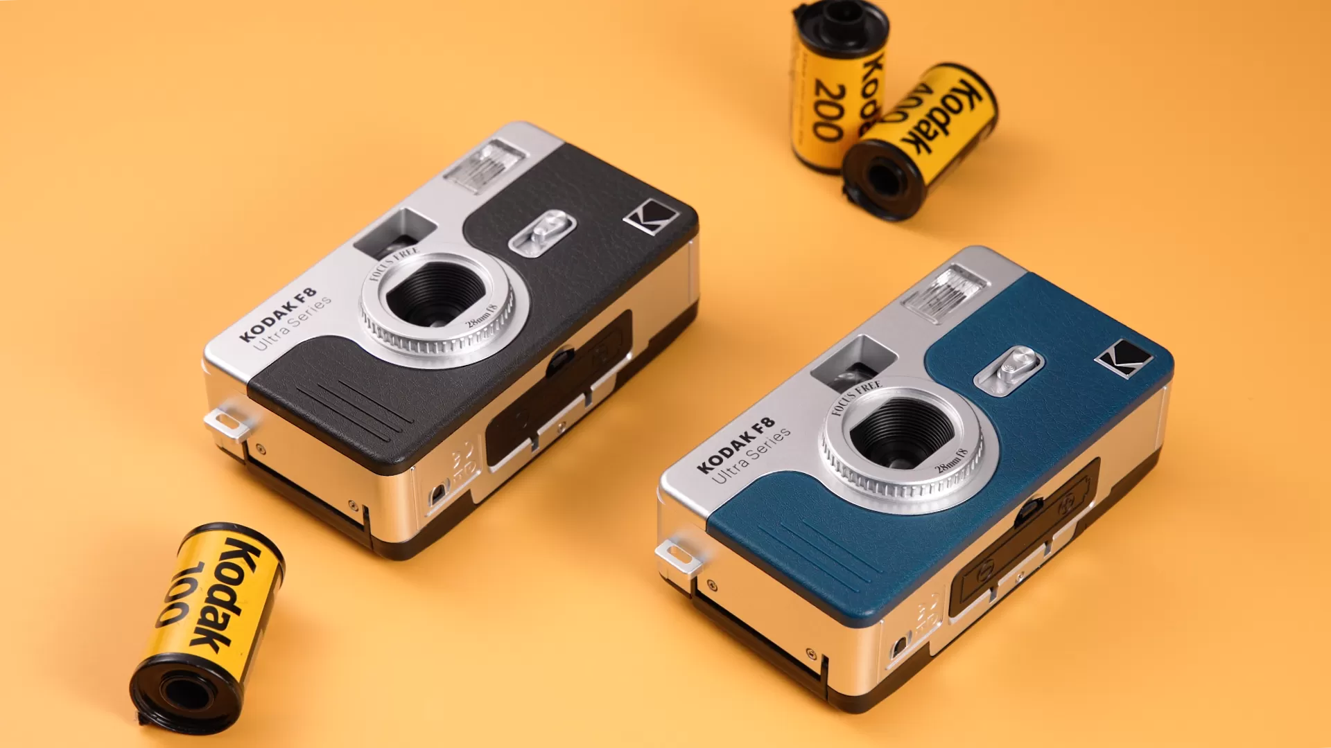 Kodak 柯達 F8 白色 柯達復古底片相機