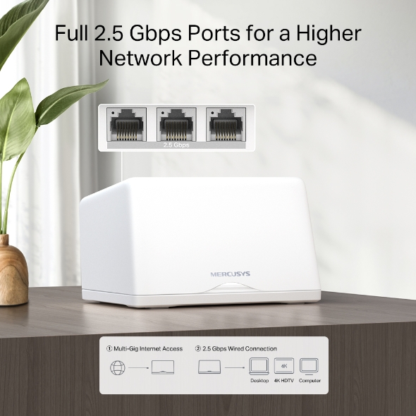 Mercusys 水星 Halo H47BE BE9300 完整家庭 Mesh Wi-Fi 7 系統