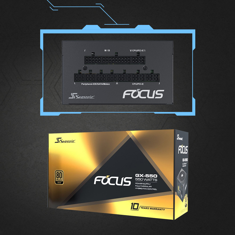 SeaSonic 海韻 FOCUS 550W 金牌 全模組 電源供應器