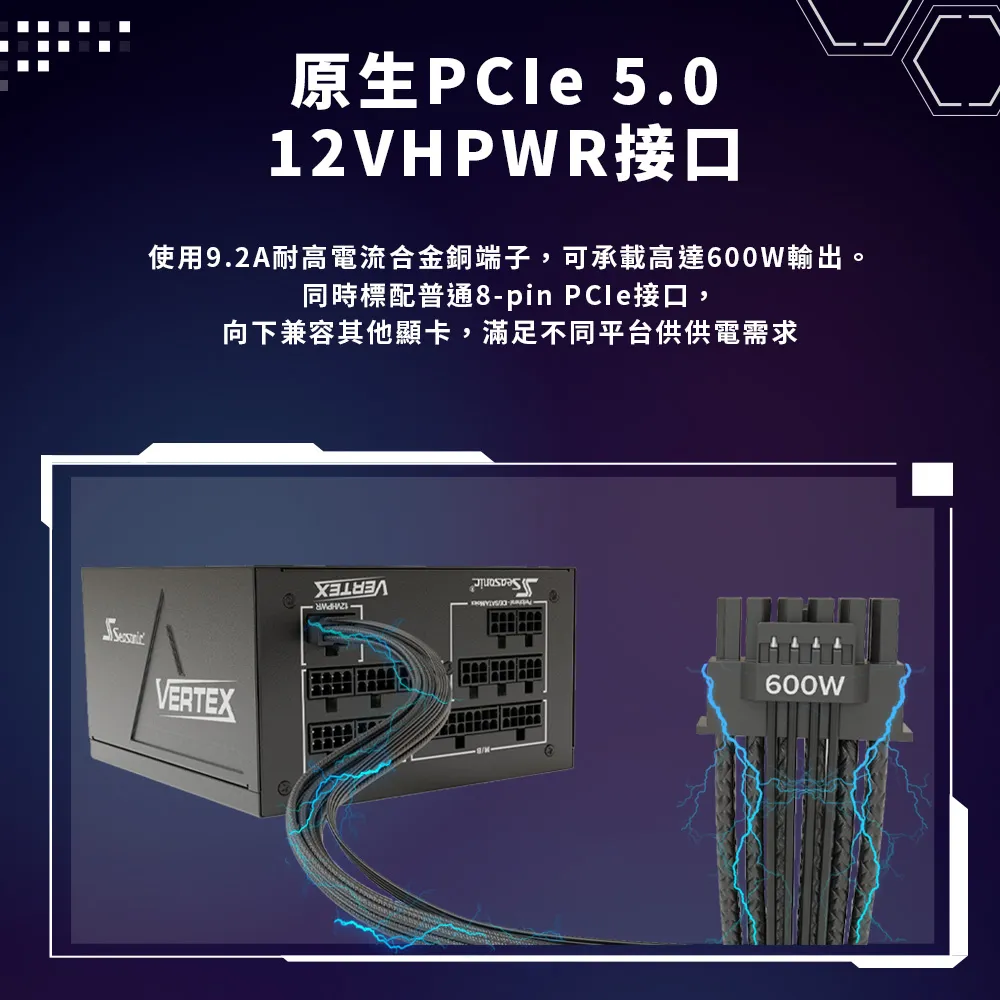 SeaSonic 海韻 Prime GX-1000 1000W 全模組 金牌 電源供應器