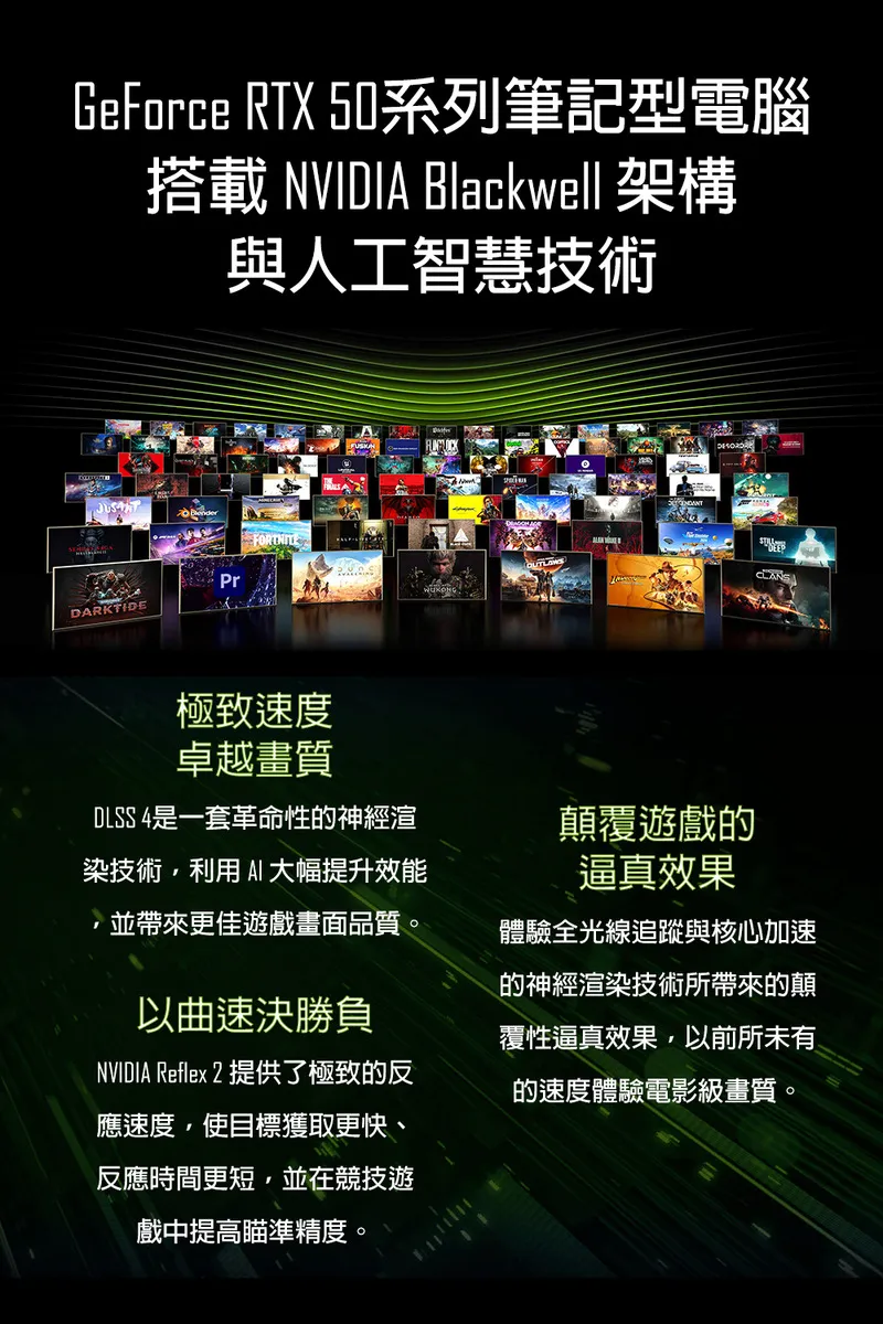 MSI 微星 Vector 17 HX AI Ultra 9處理器/RTX 5090 24GB晶片 最理想電競筆電