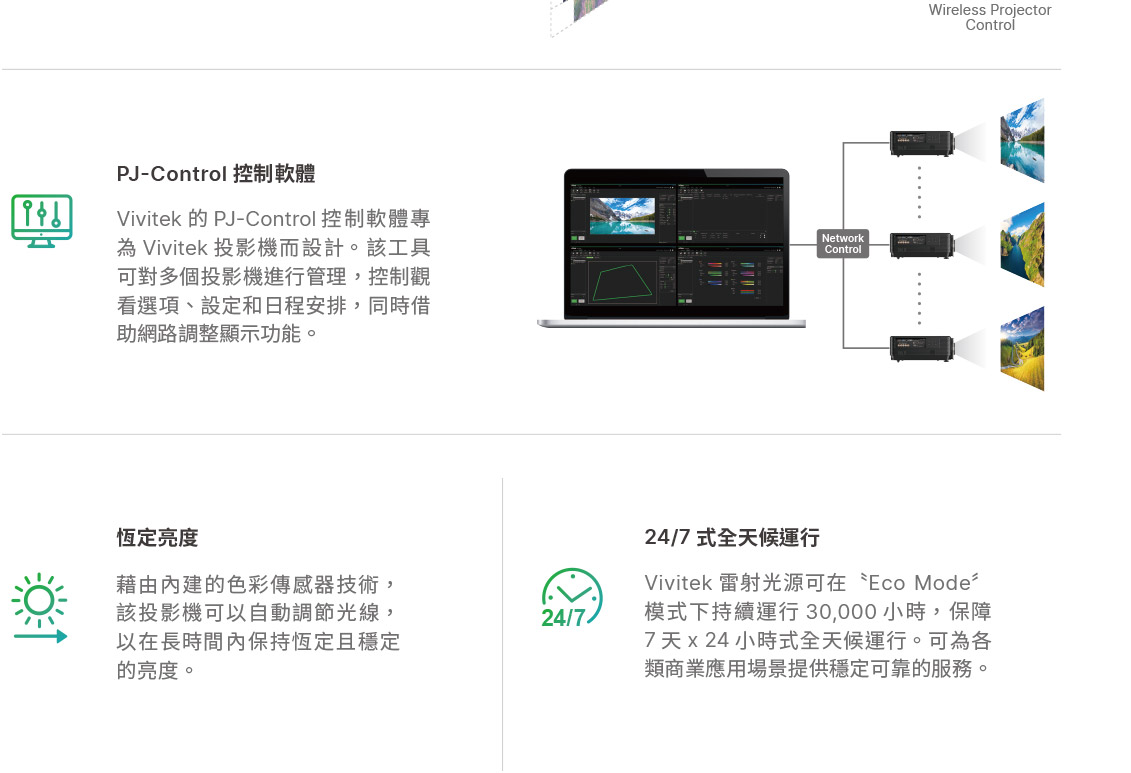 Vivitek TU10KL高階雷射電動工程機