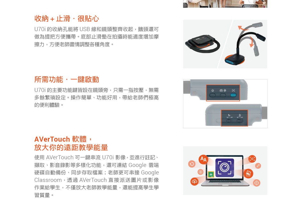 AVer U70i實物投影機1300萬畫素,U52500014,AVerU70i實物投影機1300萬畫素,原廠保固,大量採購歡迎洽詢,品質保證