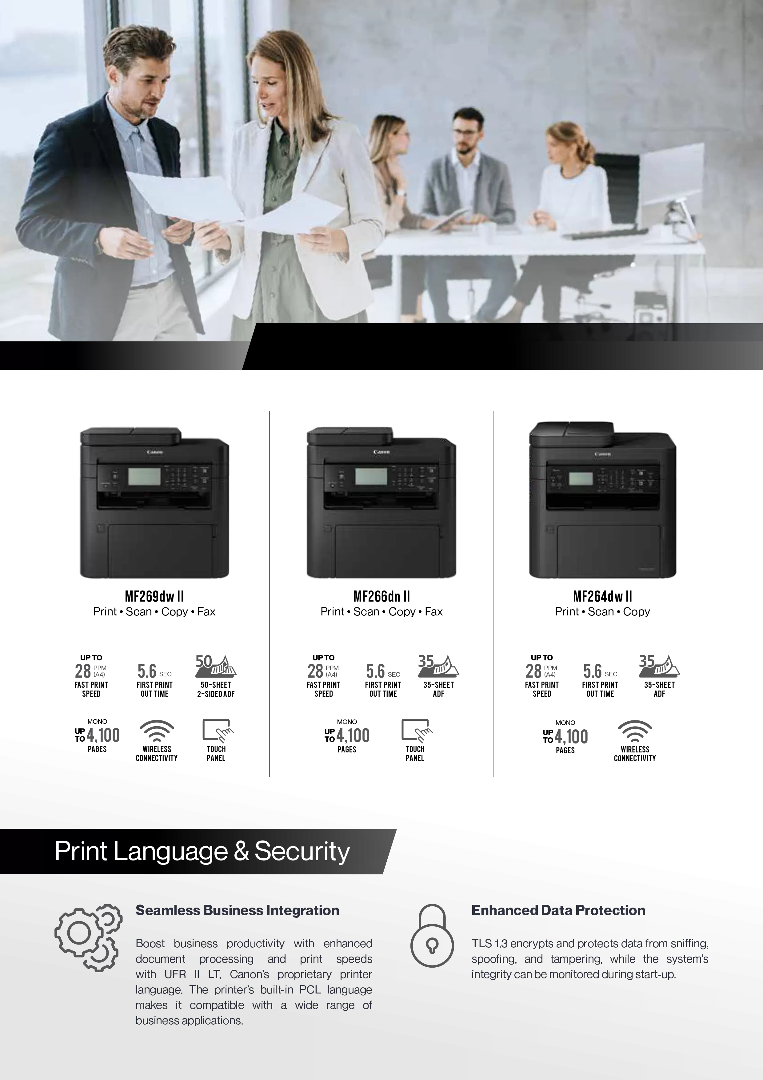 Canon 佳能 imageCLASS MF269dw II 黑白雷射事務機