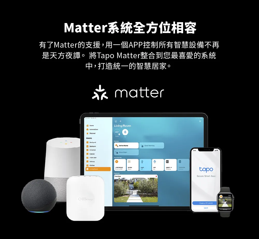 TP-Link Tapo P400M 智慧 Wi-Fi 戶外型插座