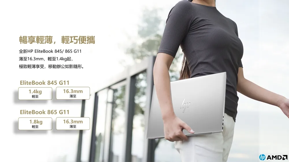 HP 惠普 EliteBook 845 G11  14吋 商用AI筆電 銀色 32GB/1TB SSD
