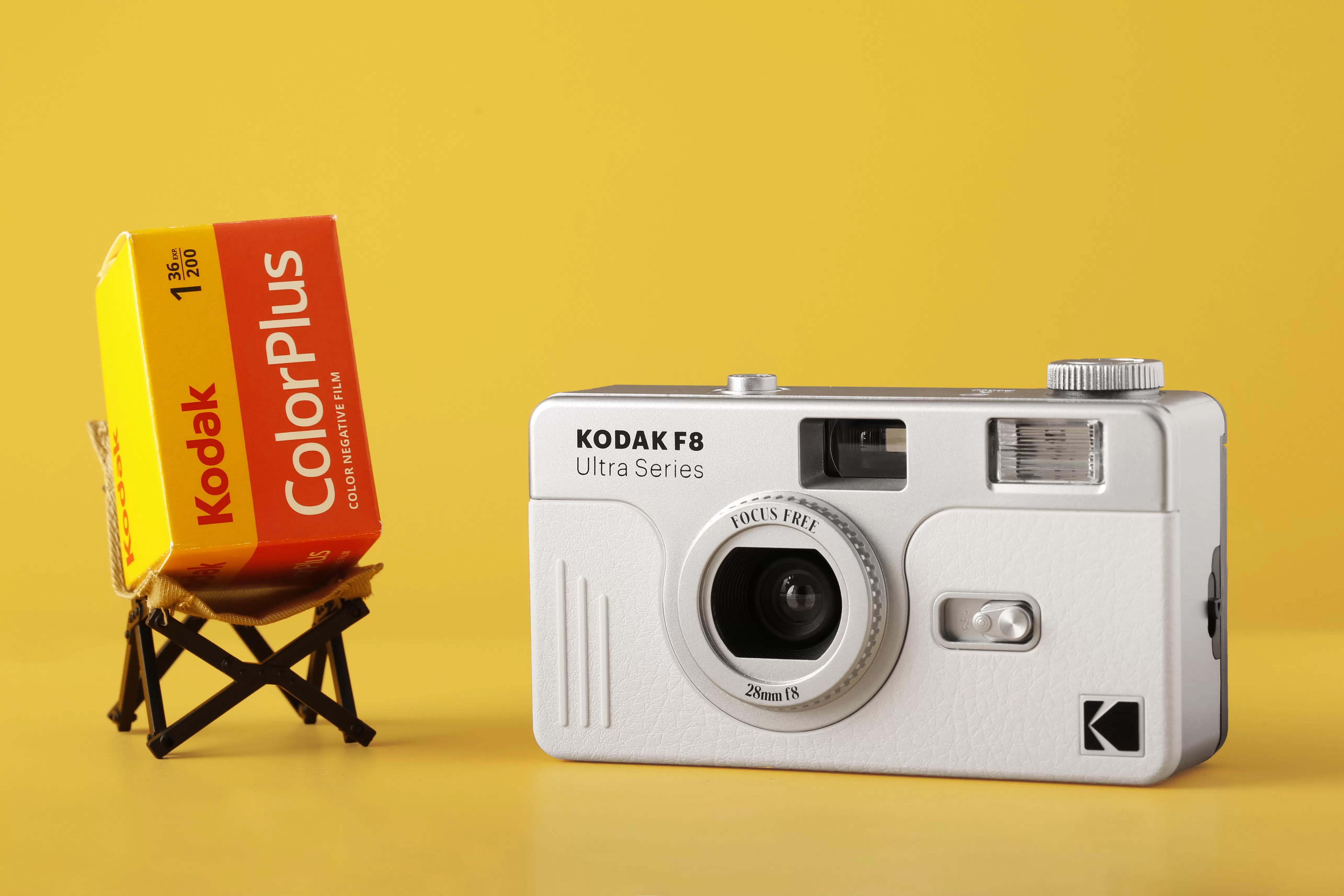 Kodak 柯達 F8 白色 柯達復古底片相機