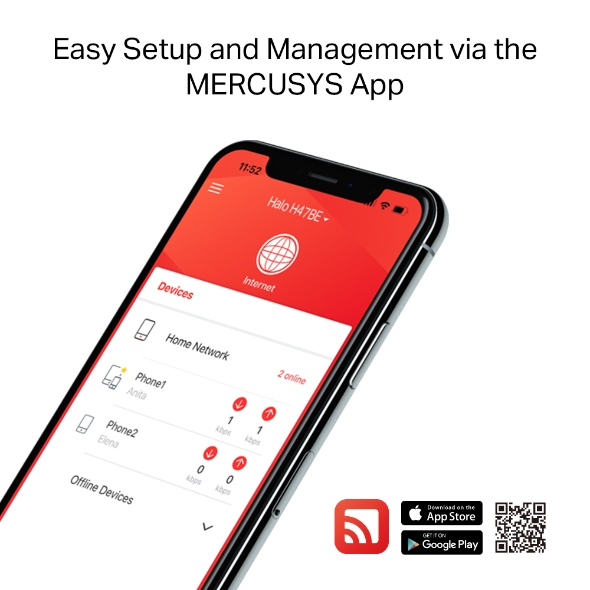 Mercusys 水星 Halo H47BE BE9300 完整家庭 Mesh Wi-Fi 7 系統