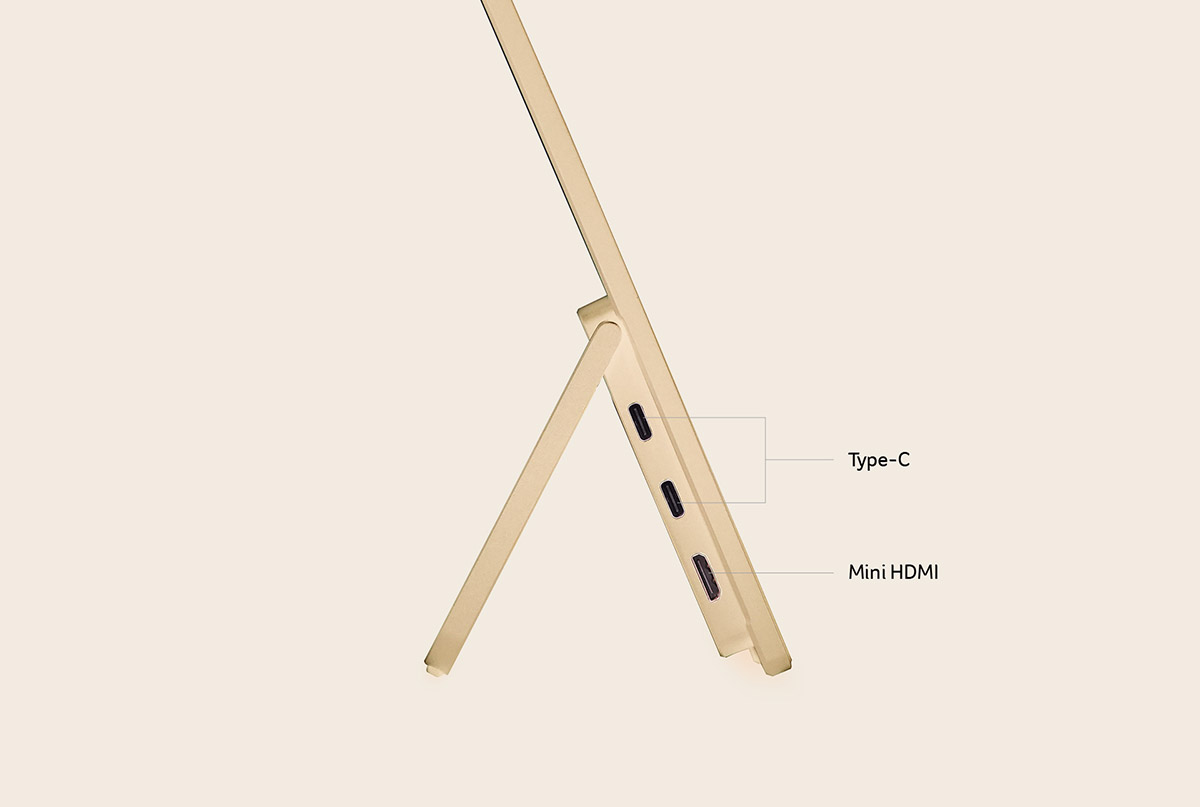 Acer 宏碁 PM161Q Jk超薄可攜帶型螢幕 (自帶腳架) - 金色(15.6吋IPS/雙螢幕/節省桌面空間),U52220006,Acer宏碁PM161QJk超薄可攜帶型螢幕(自帶腳架)-金色(15.6吋IPS/雙螢幕/節省桌面空間),原廠保固,大量採購歡迎洽詢,品質保證
