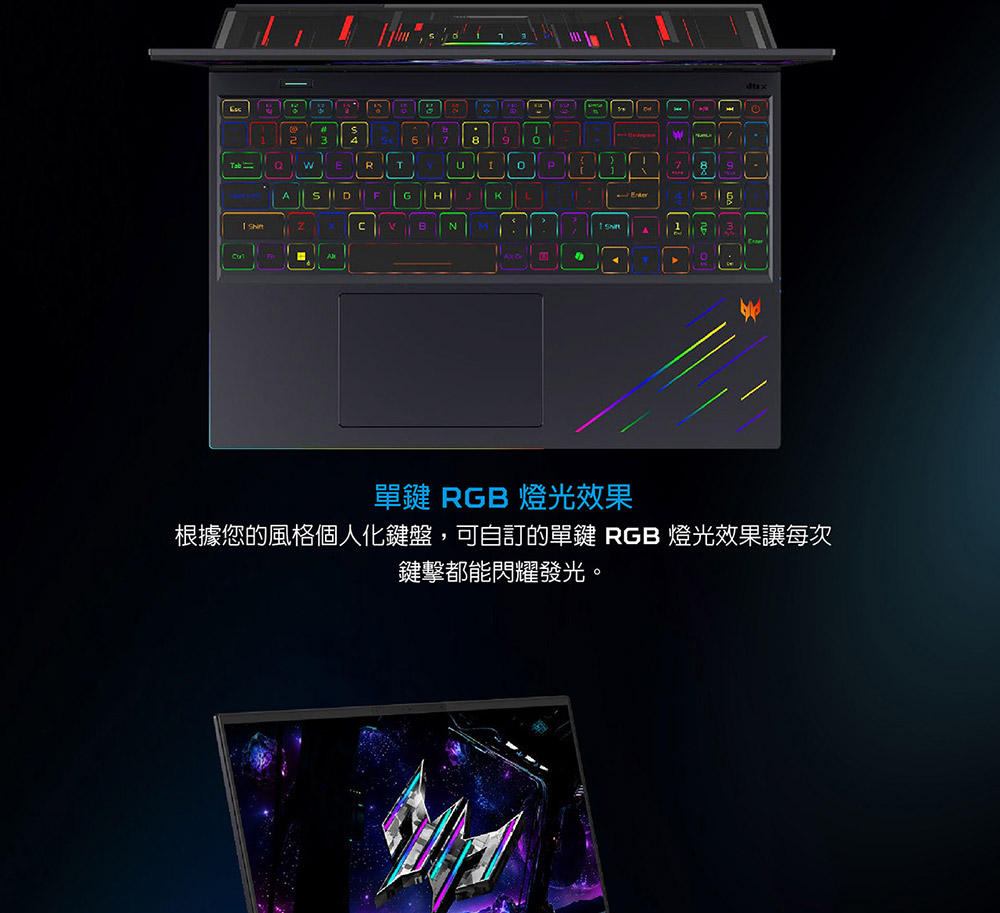 ACER Predator Helios Neo PH16-73-93YM(黑) ( UN.QY1TA.001 ) 電競AI筆電(RTX5090)