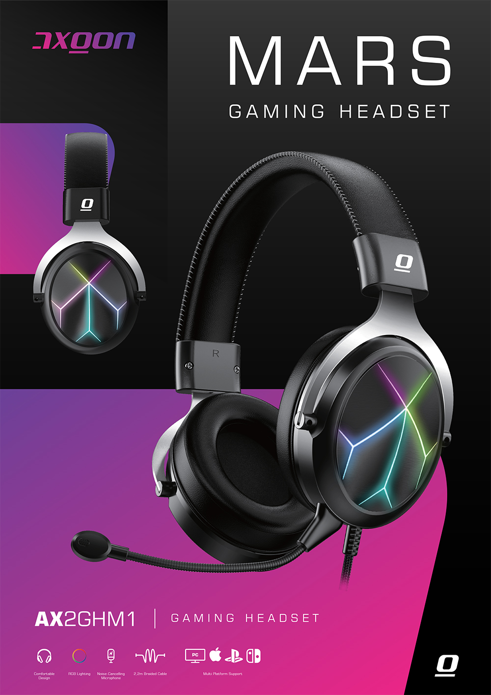 AXGON RGB 電競耳機麥克風 AX2GHM1,U52330049,AXGONRGB電競耳機麥克風AX2GHM1,概覽,電競周邊產品,電競耳機