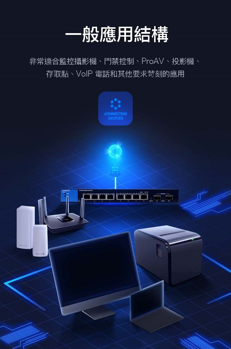 Linksys 8埠GE+2埠SFP L2管理型 Gigabit 超高速乙太網路交換器 鐵殼(LGS310C-TW),U52540025,Linksys8埠GE+2埠SFPL2管理型Gigabit超高速乙太網路交換器鐵殼(LGS310C-TW),原廠保固,大量採購歡迎洽詢,品質保證