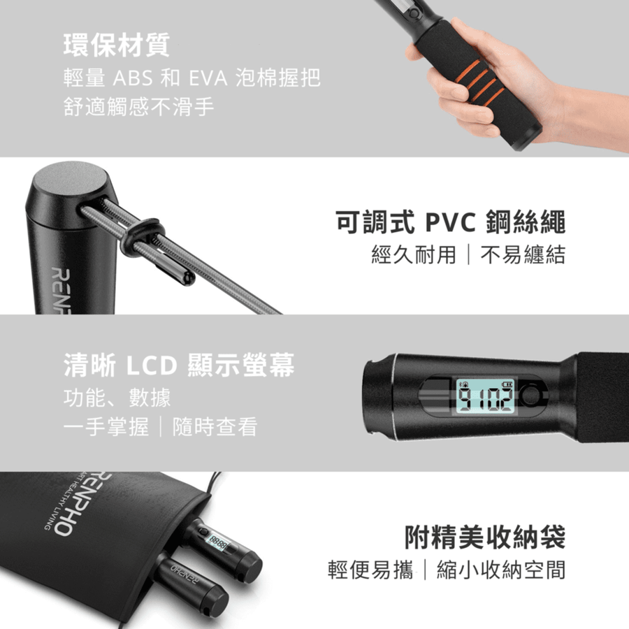 RENPHO 智能跳繩 ( R-Q001 ),實際價格以報價為主,U52750039,RENPHO智能跳繩(R-Q001),原廠保固,大量採購歡迎洽詢