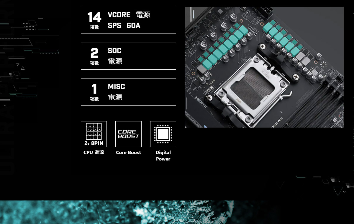 MSI 微星 X870E GAMING PLUS WIFI 主機板,U52890030,MSI微星X870EGAMINGPLUSWIFI主機板,原廠保固,大量採購歡迎洽詢,品質保證