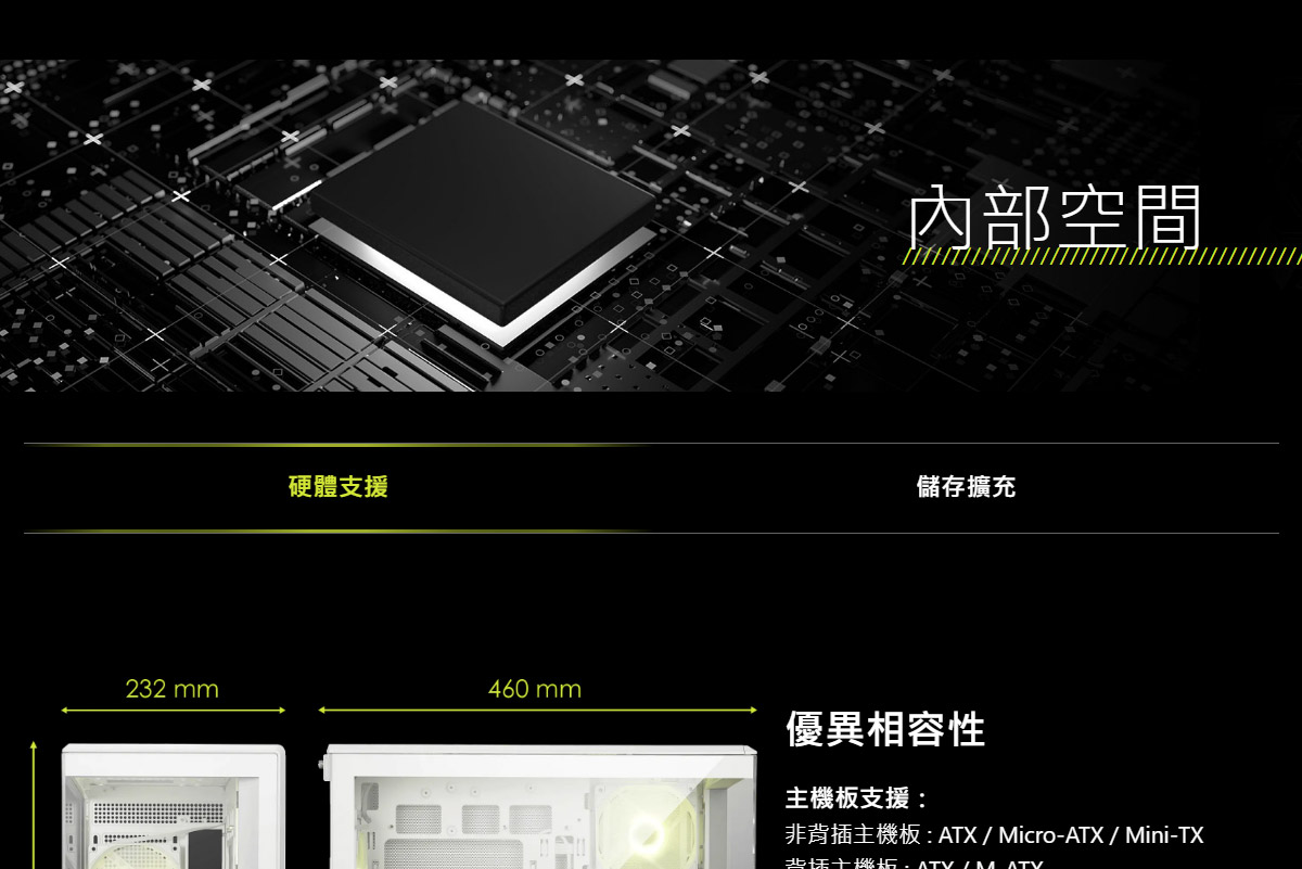MSI 微星 MAG PANO 130R PZ WHITE 全景玻璃機殼