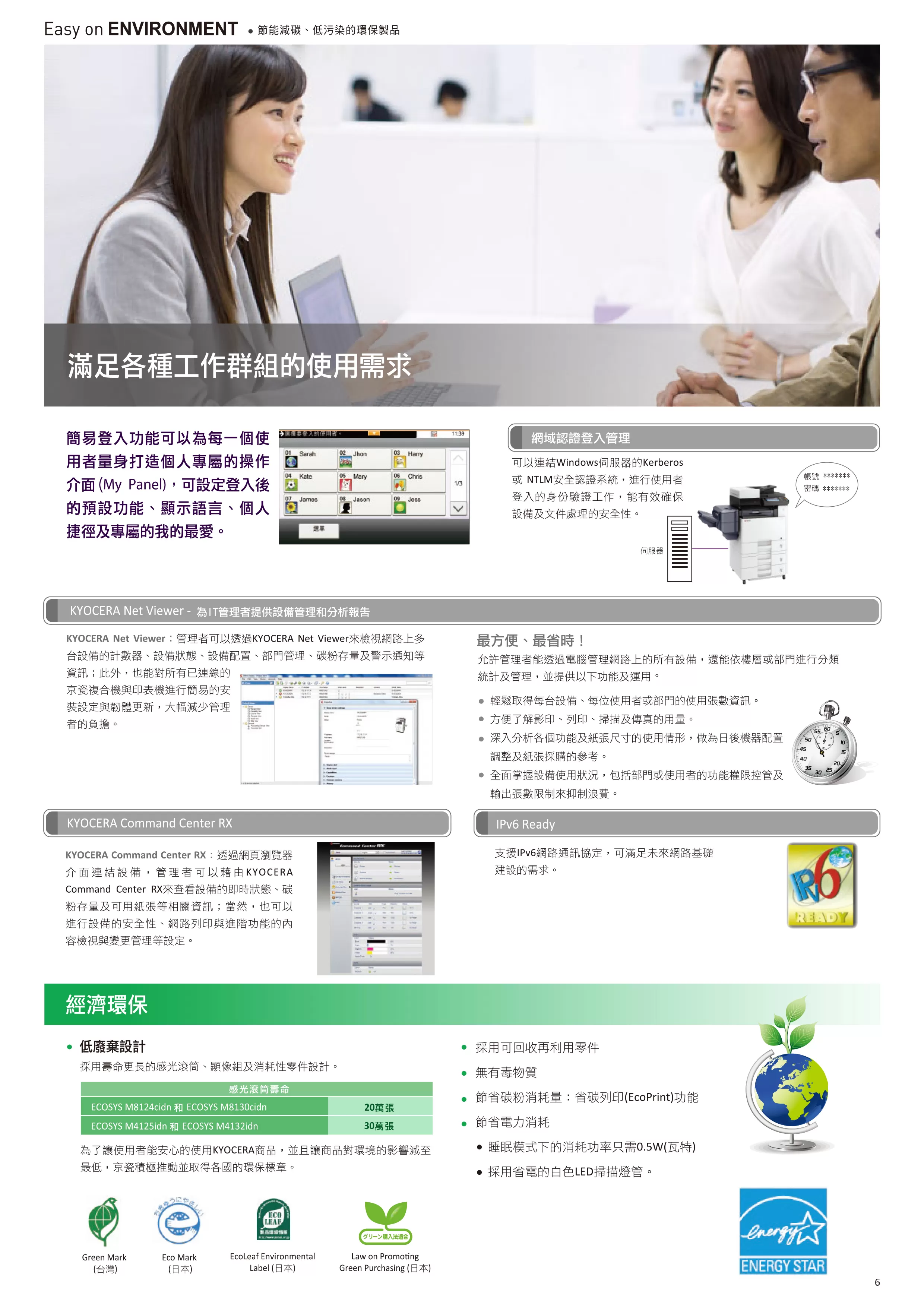 Kyocera 京瓷 ECOSYS M8130cidn 彩色多功能複合機
