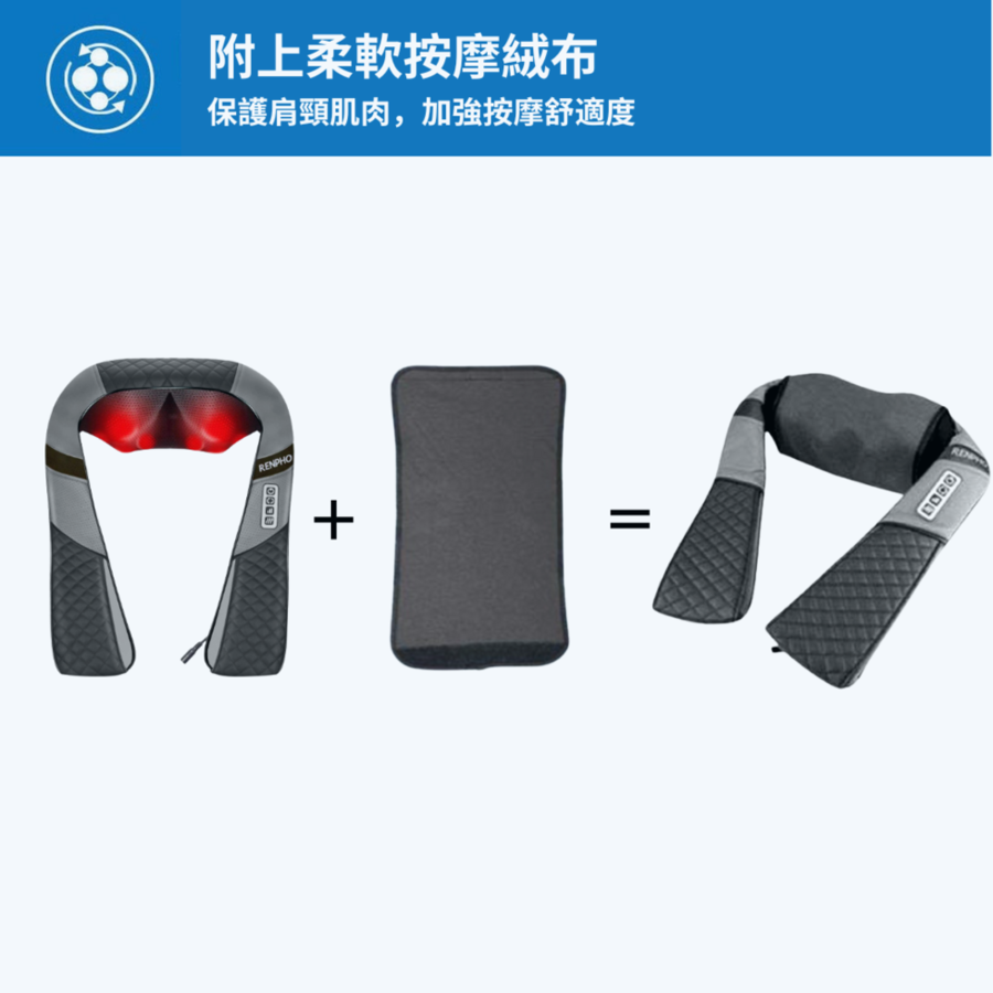 RENPHO 肩頸背按摩器 ( RP-SNM061 ),實際價格以報價為主,U52750038,RENPHO肩頸背按摩器(RP-SNM061),原廠保固,大量採購歡迎洽詢