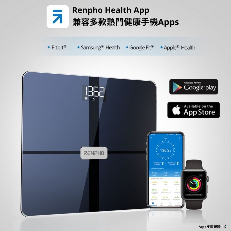 Renpho ES-WBE28智能體組成分析儀,實際價格以報價為主,U52750052,RenphoES-WBE28智能體組成分析儀,原廠保固,大量採購歡迎洽詢