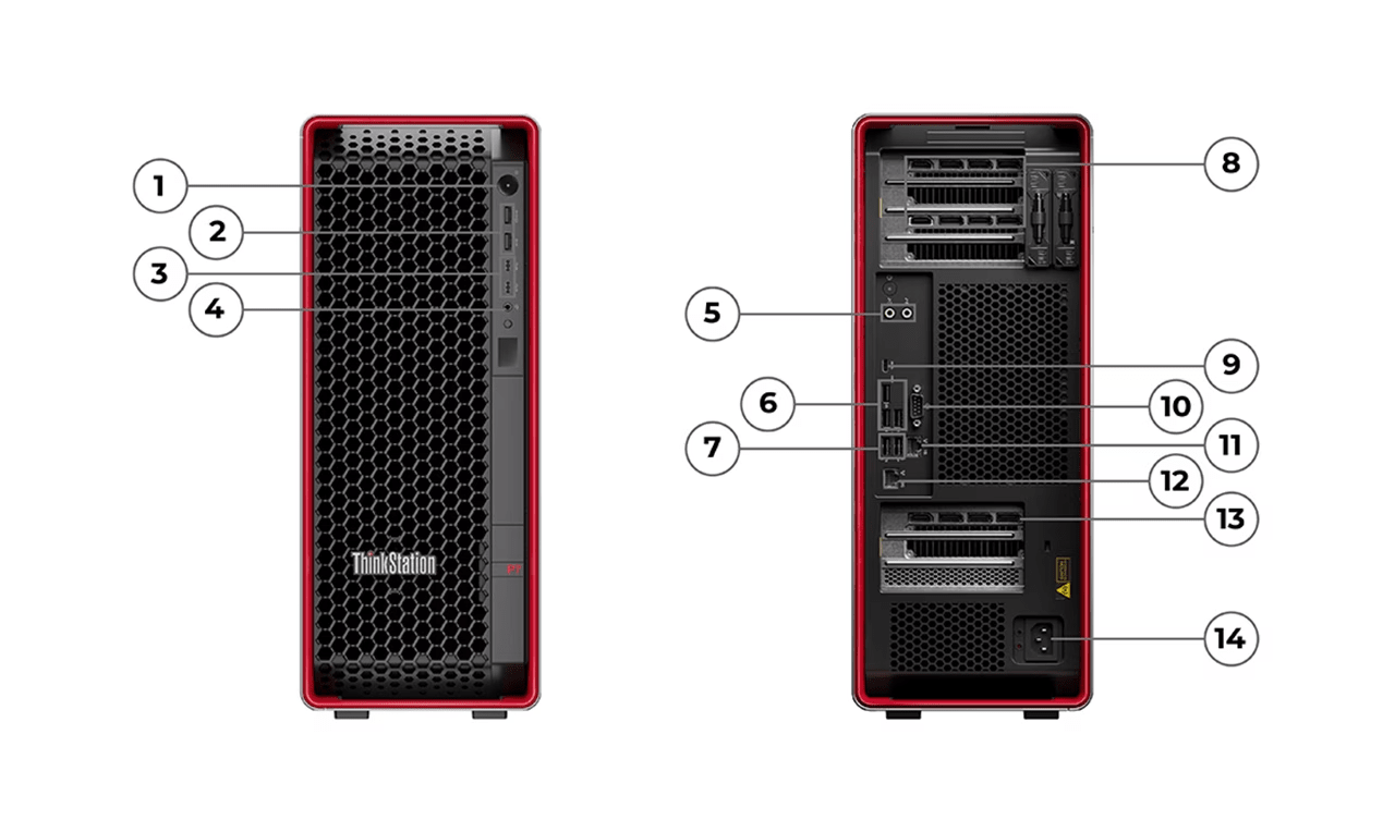 Lenovo 聯想 ThinkStation P7 Workstation 桌上型工作站