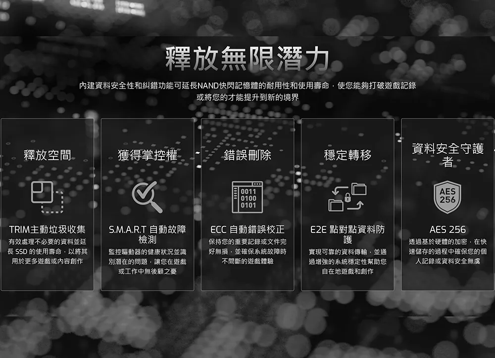MSI 微星 SPATIUM M580 PCIe 5.0 NVMe M.2 4TB FROZR SSD 固態硬碟
