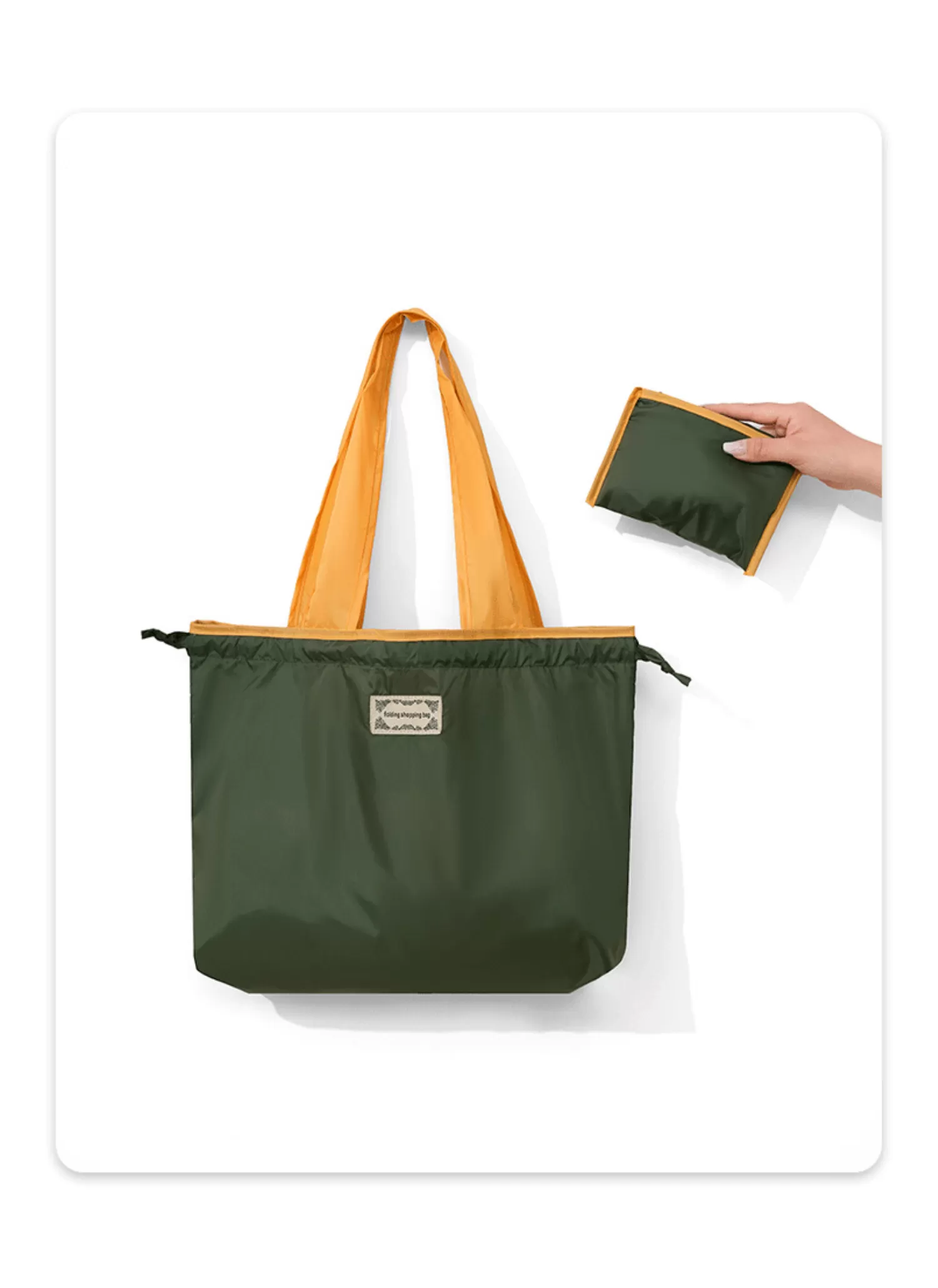 【客製化】抽繩折疊收納購物袋,實際價格以報價為主,U60830008,【客製化】抽繩折疊收納購物袋,商品規格,客製禮贈品專區