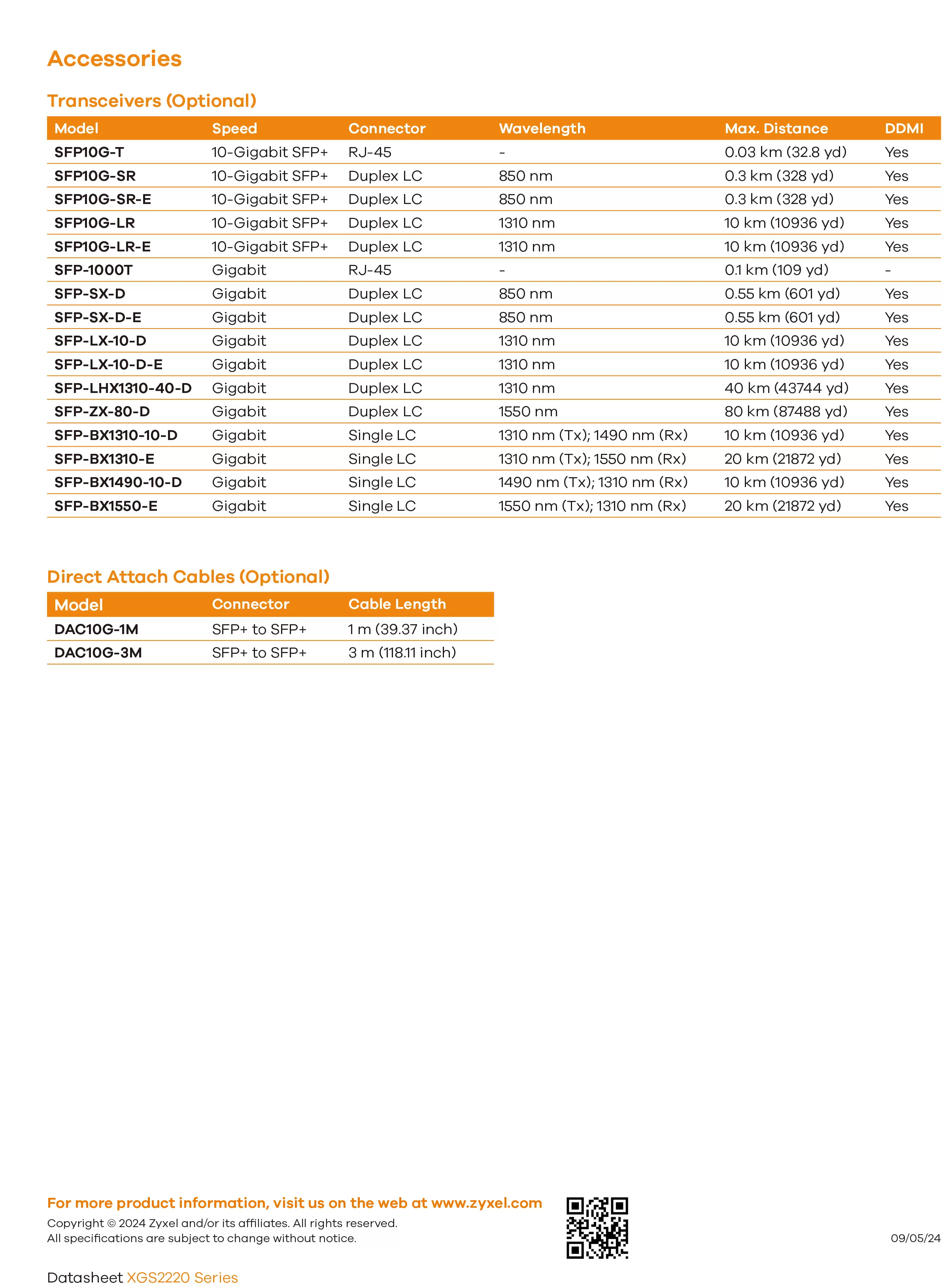 Zyxel 兆勤 XGS2220-54HP 24/48埠GbE L3存取交換器 (含6個10G上行介面)