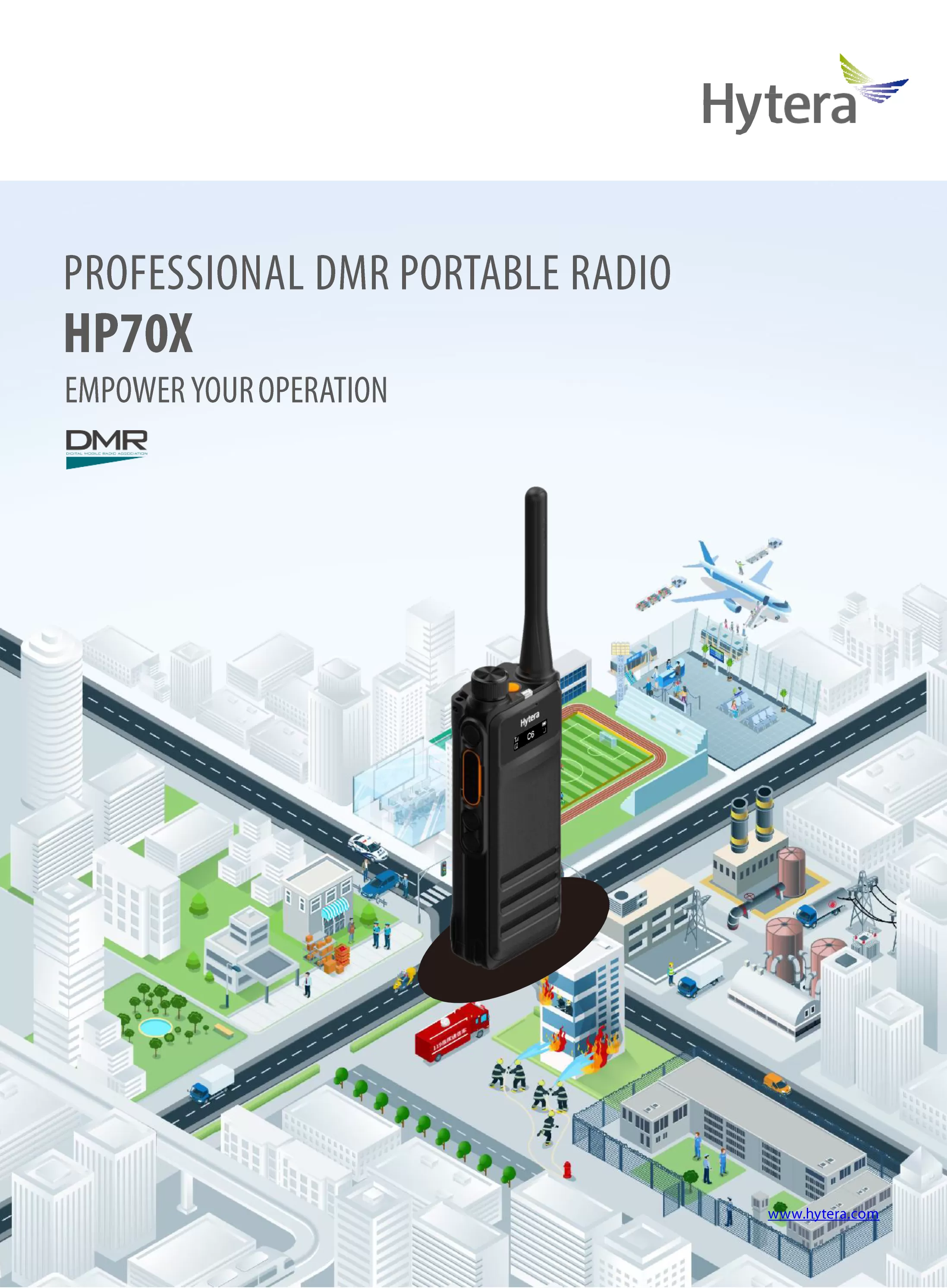 Hytera 海能達無線電 HP708 專業DMR無線電手提台對講機系統