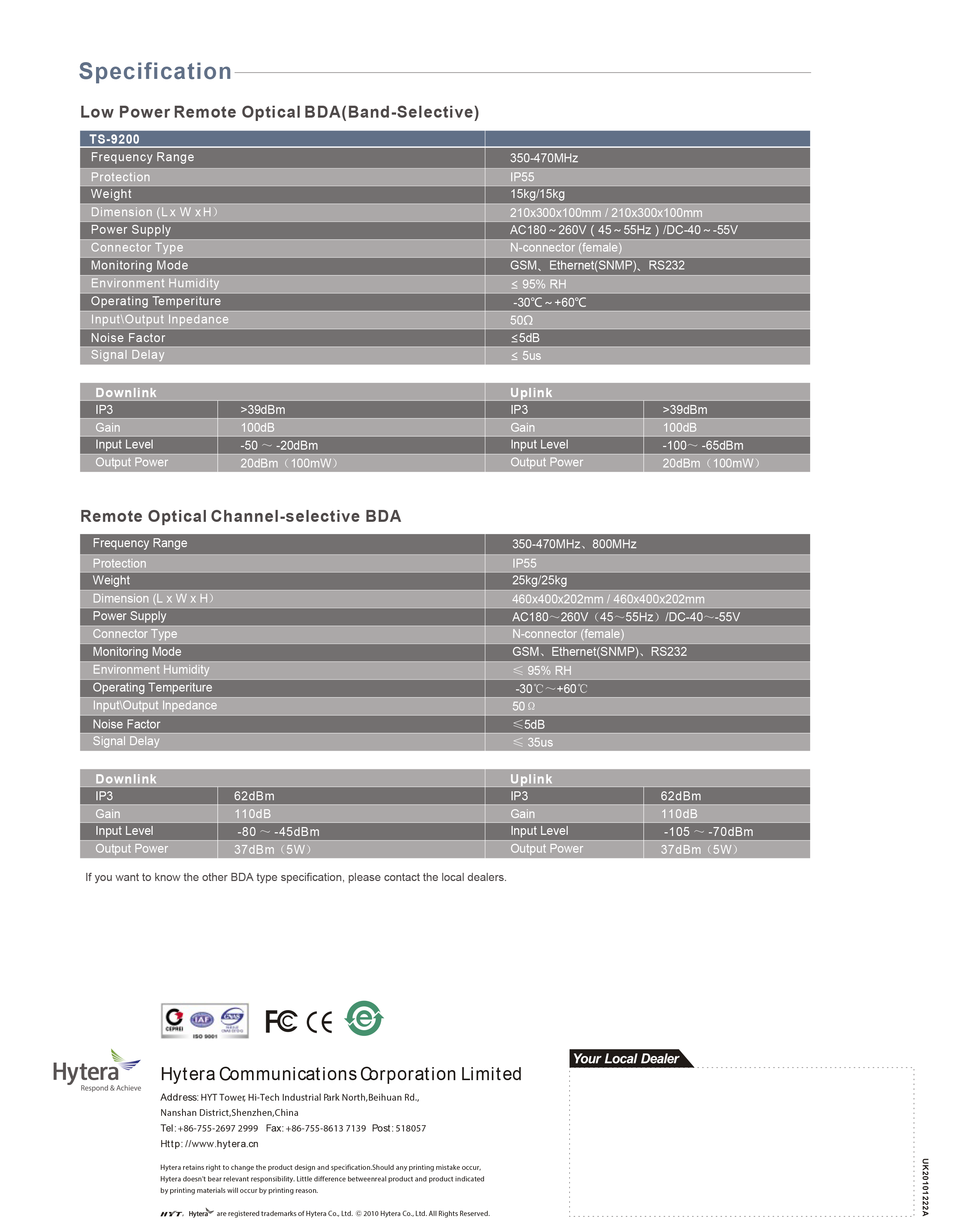 Hytera 海能達 TS-9200 基地站訊號增強器 對講機系統,U50780001,Hytera海能達TS-9200基地站訊號增強器對講機系統,原廠保固,大量採購歡迎洽詢,品質保證