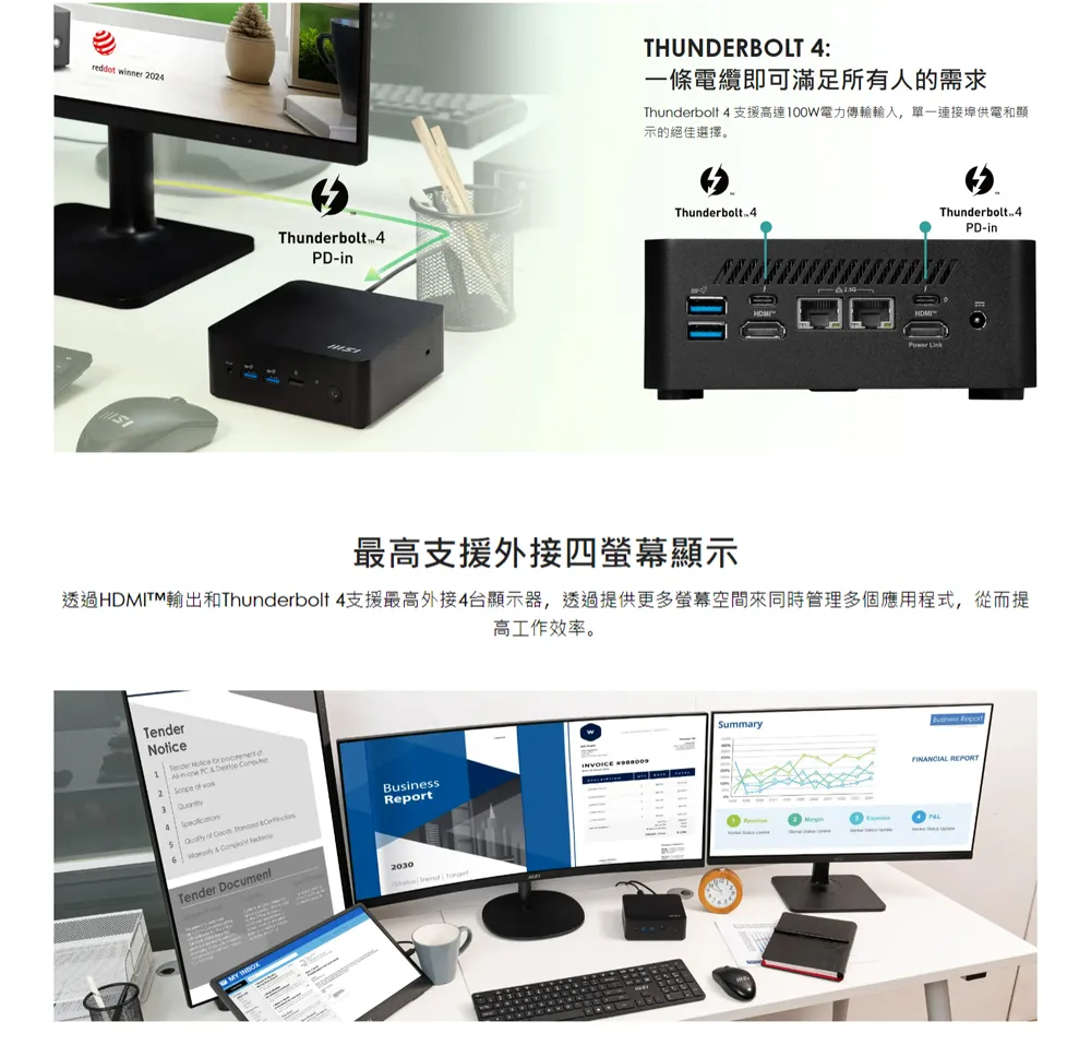 MSI 微星 CUBI NUCIntel® Core™ 7 150U 準系統 1M-038BTW