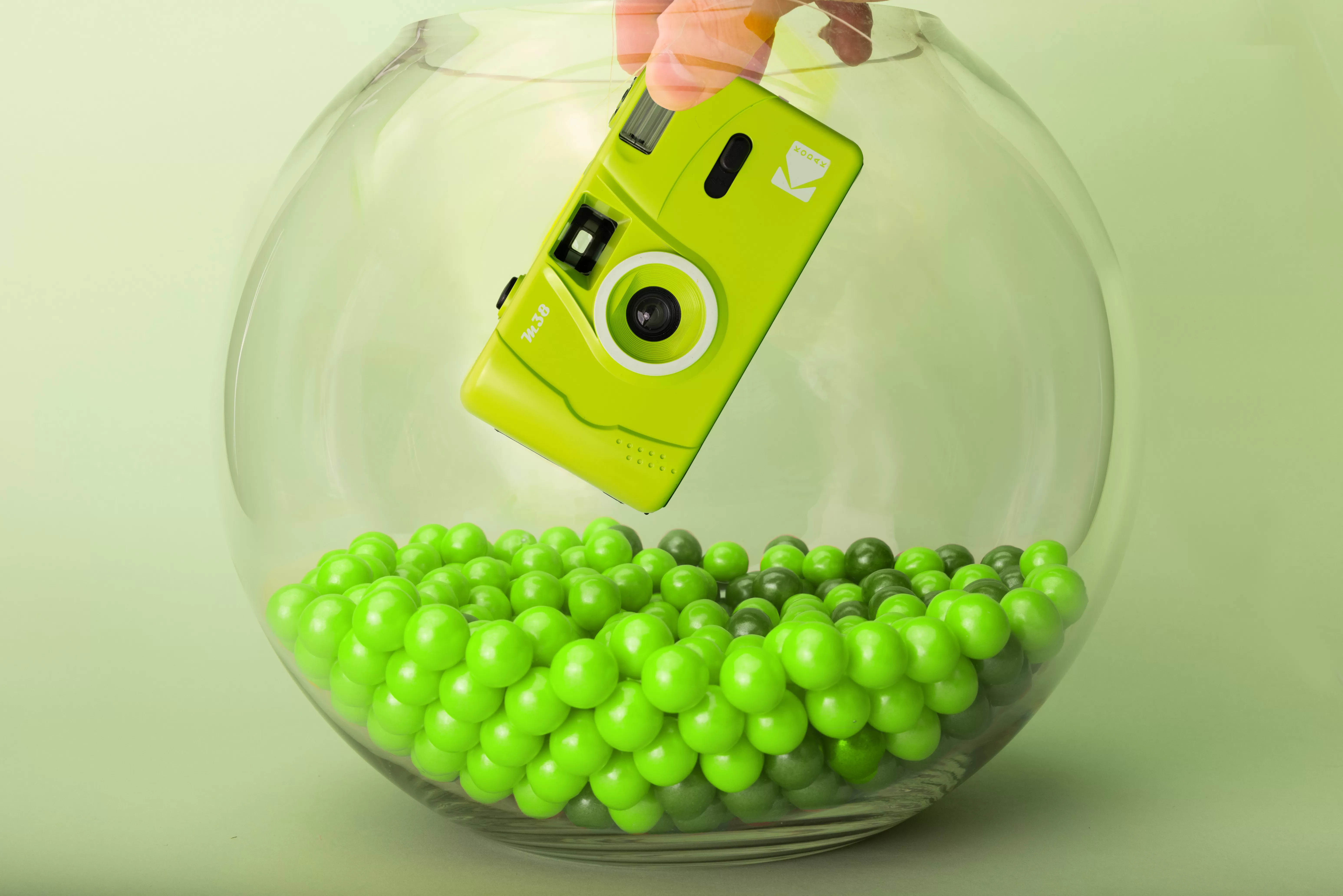 Kodak 柯達 M38 香蕉泡泡糖 柯達復古底片相機
