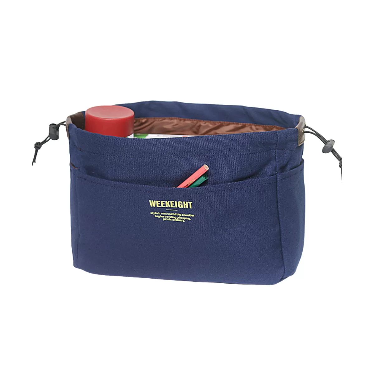 【客製禮贈品】休閒帆布束口多層收納包