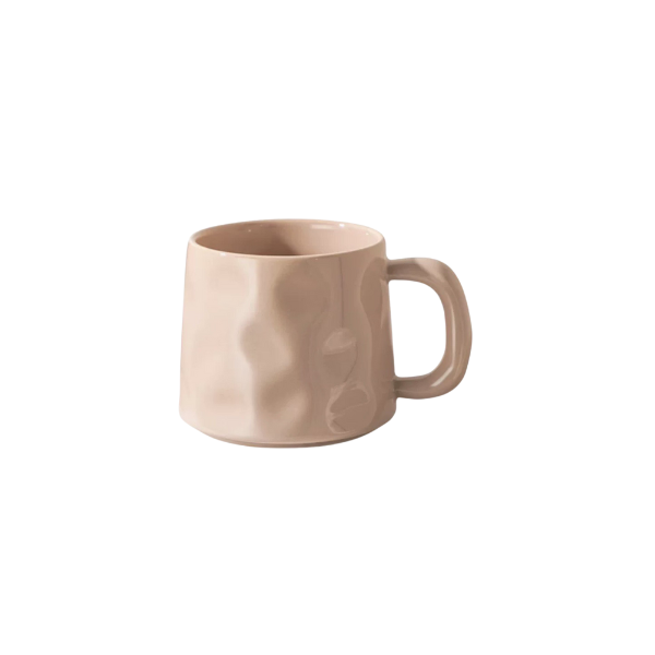 【客製禮贈品】錘紋梯形咖啡馬克杯