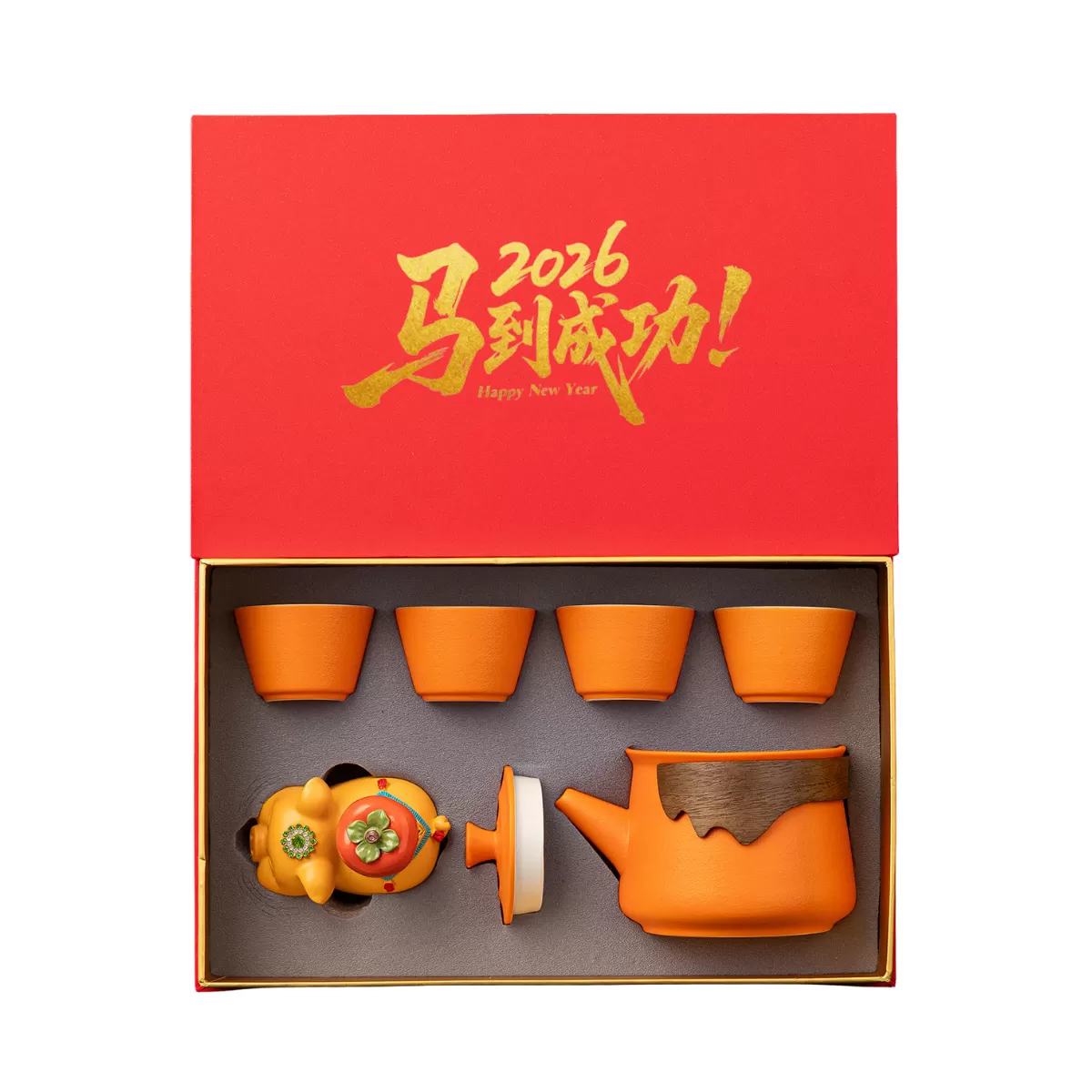 【客製禮贈品】2026馬到成功茶具禮盒