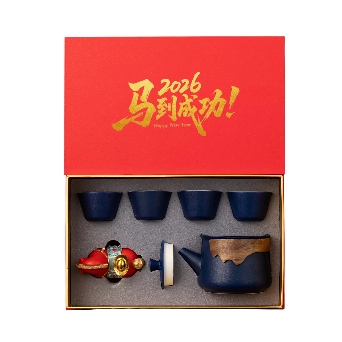 【客製禮贈品】2026馬到成功茶具禮盒